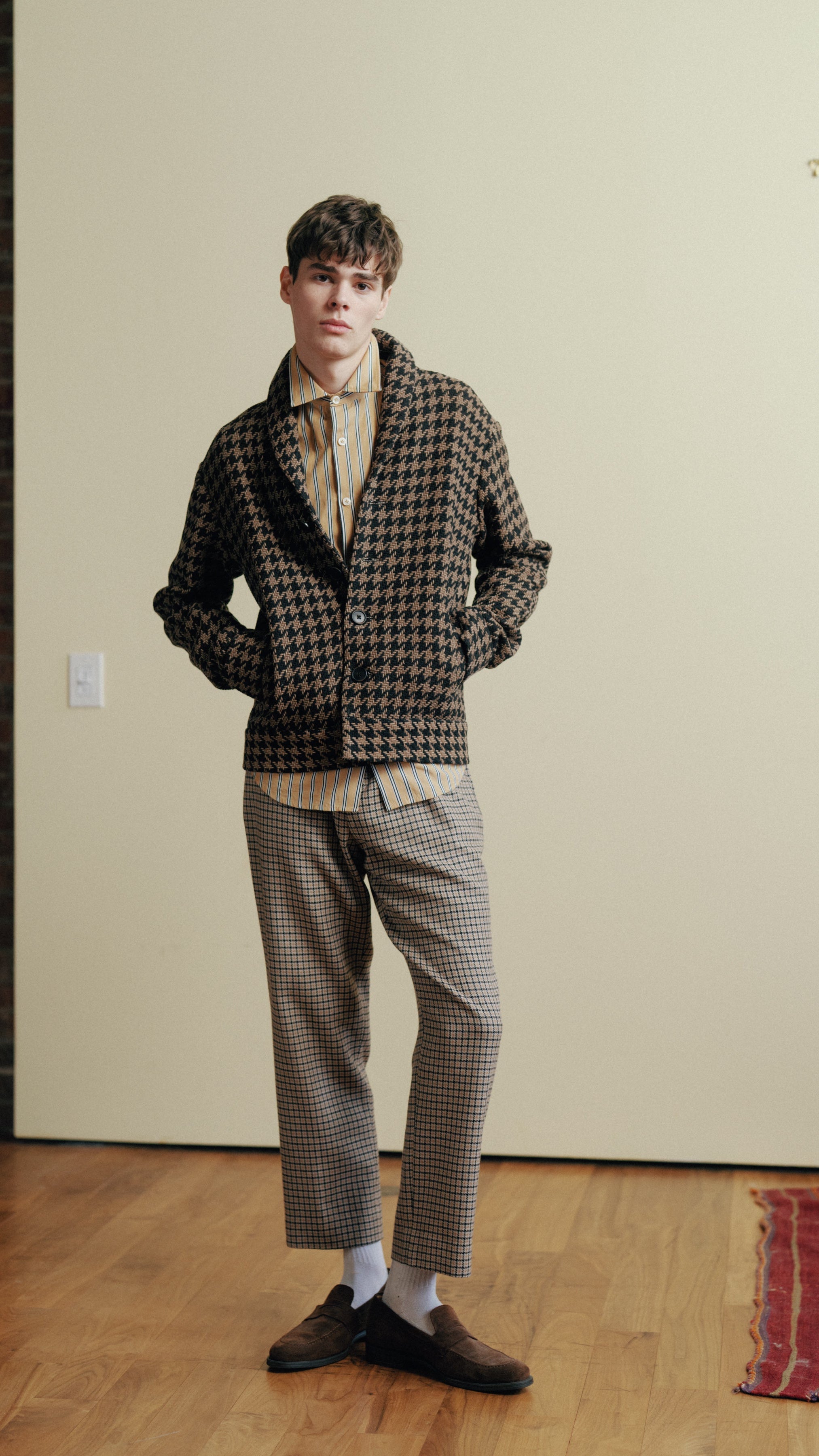 Big Houndstooth Cardigan