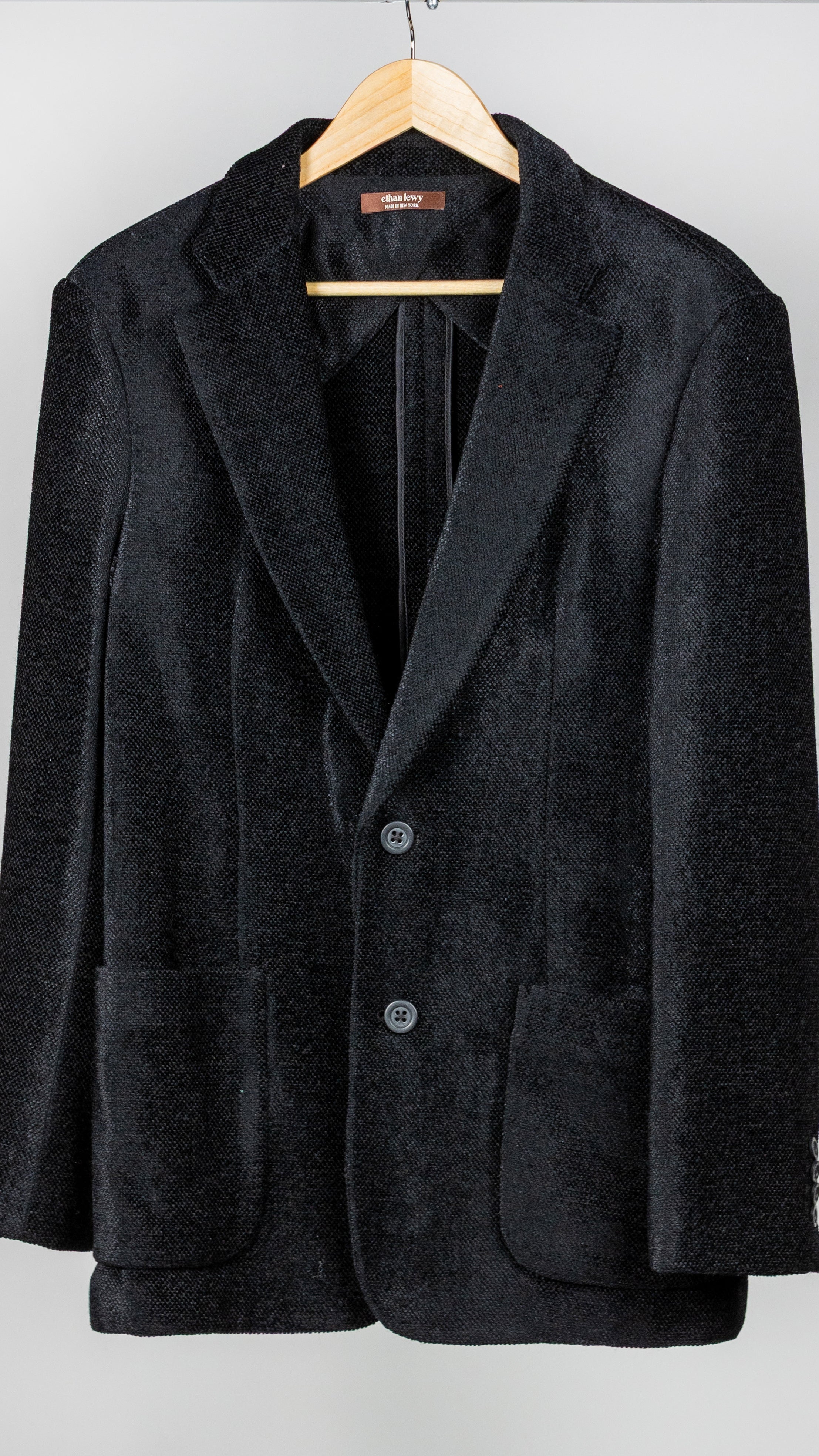 Black Silk Suit Jacket
