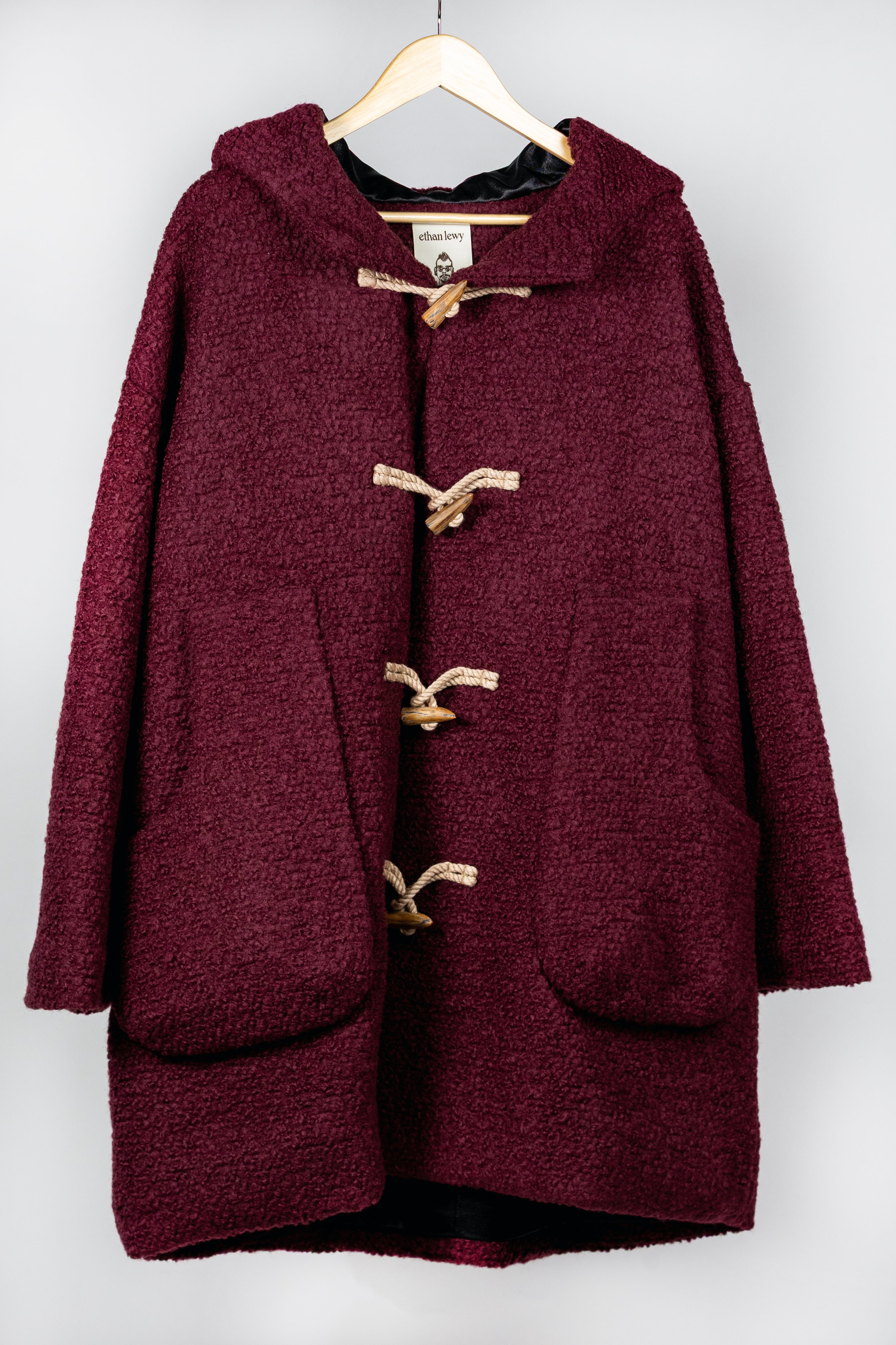 Burgundy Monster Coat