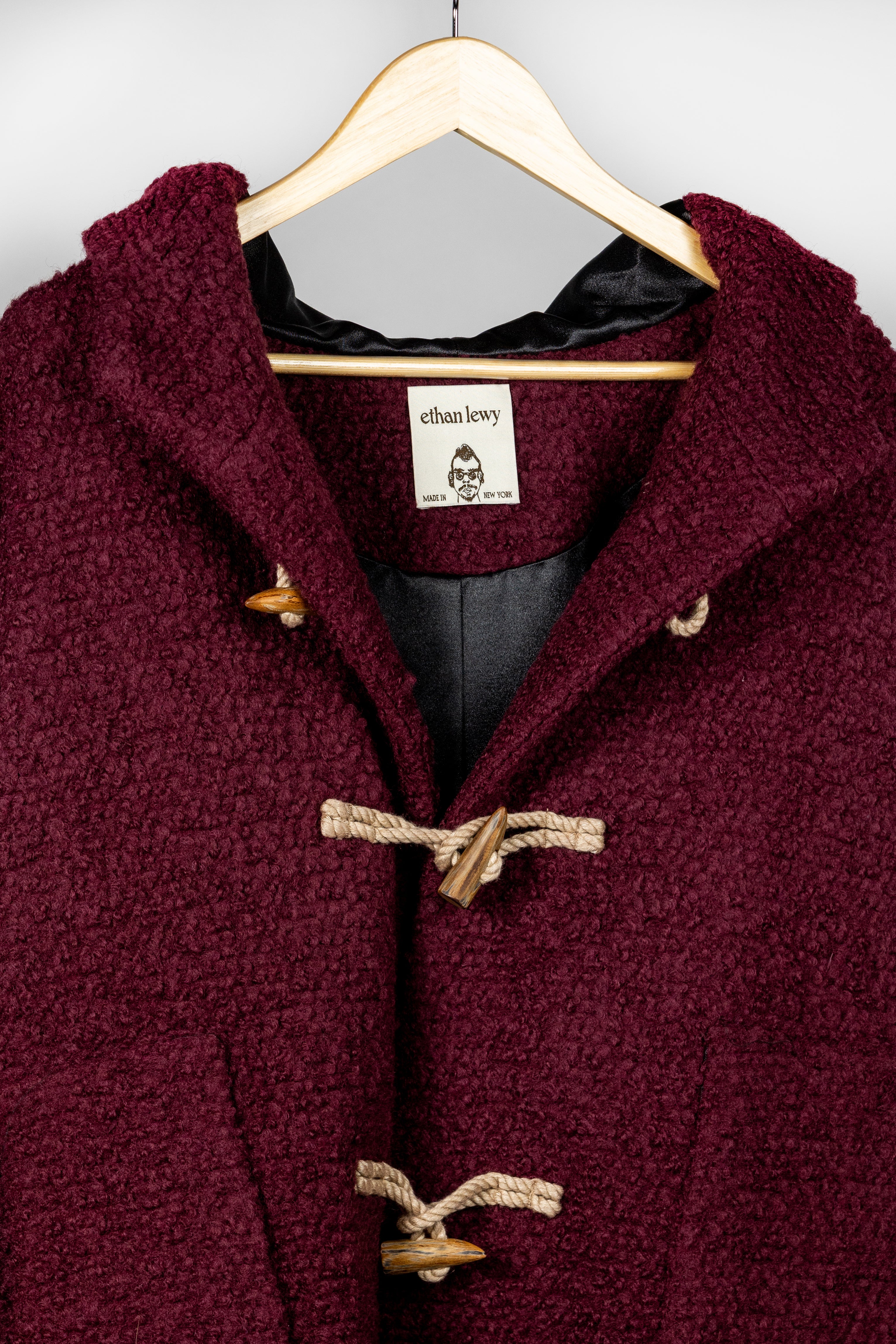 Burgundy Monster Coat