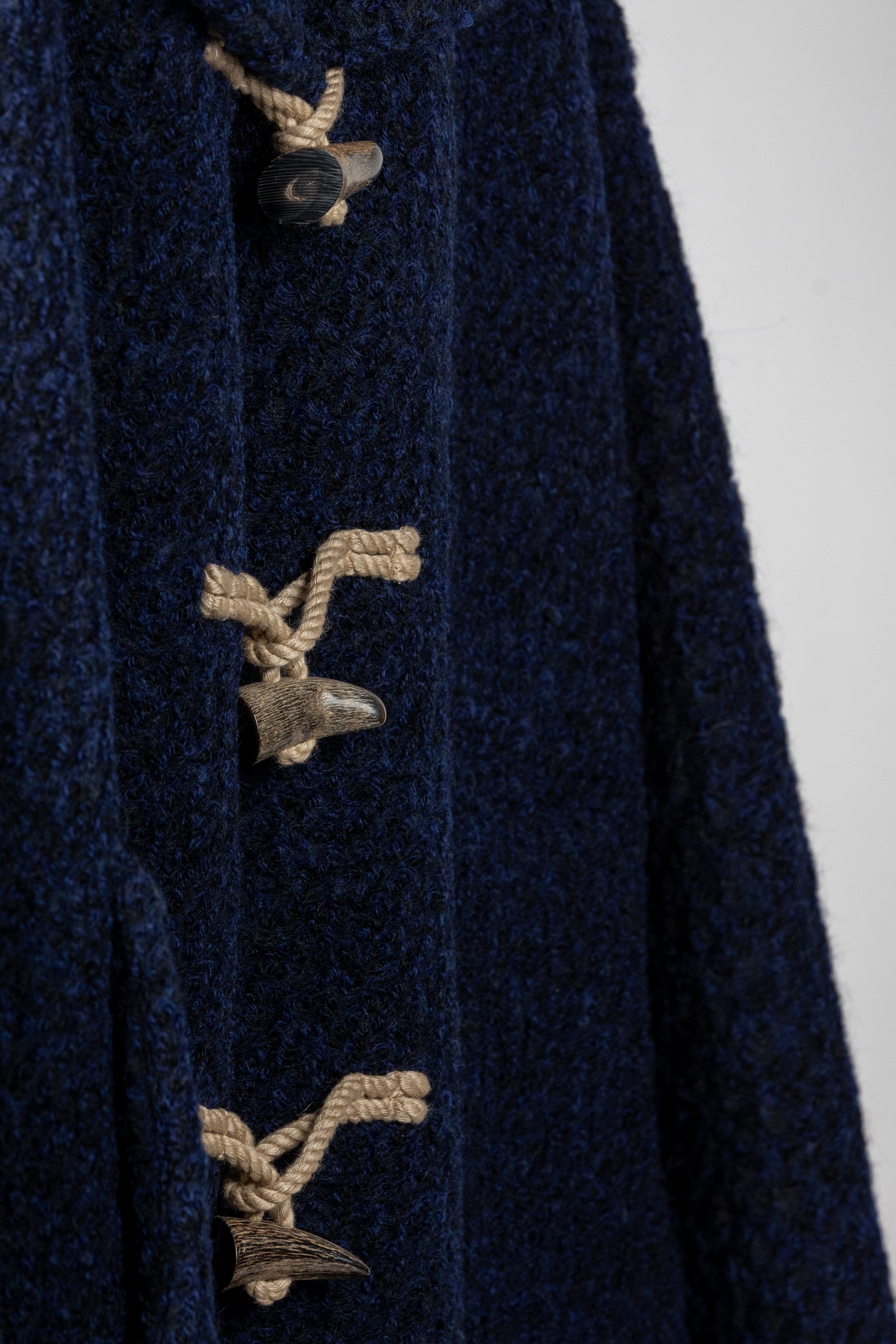 Blue Boucle Monster Coat