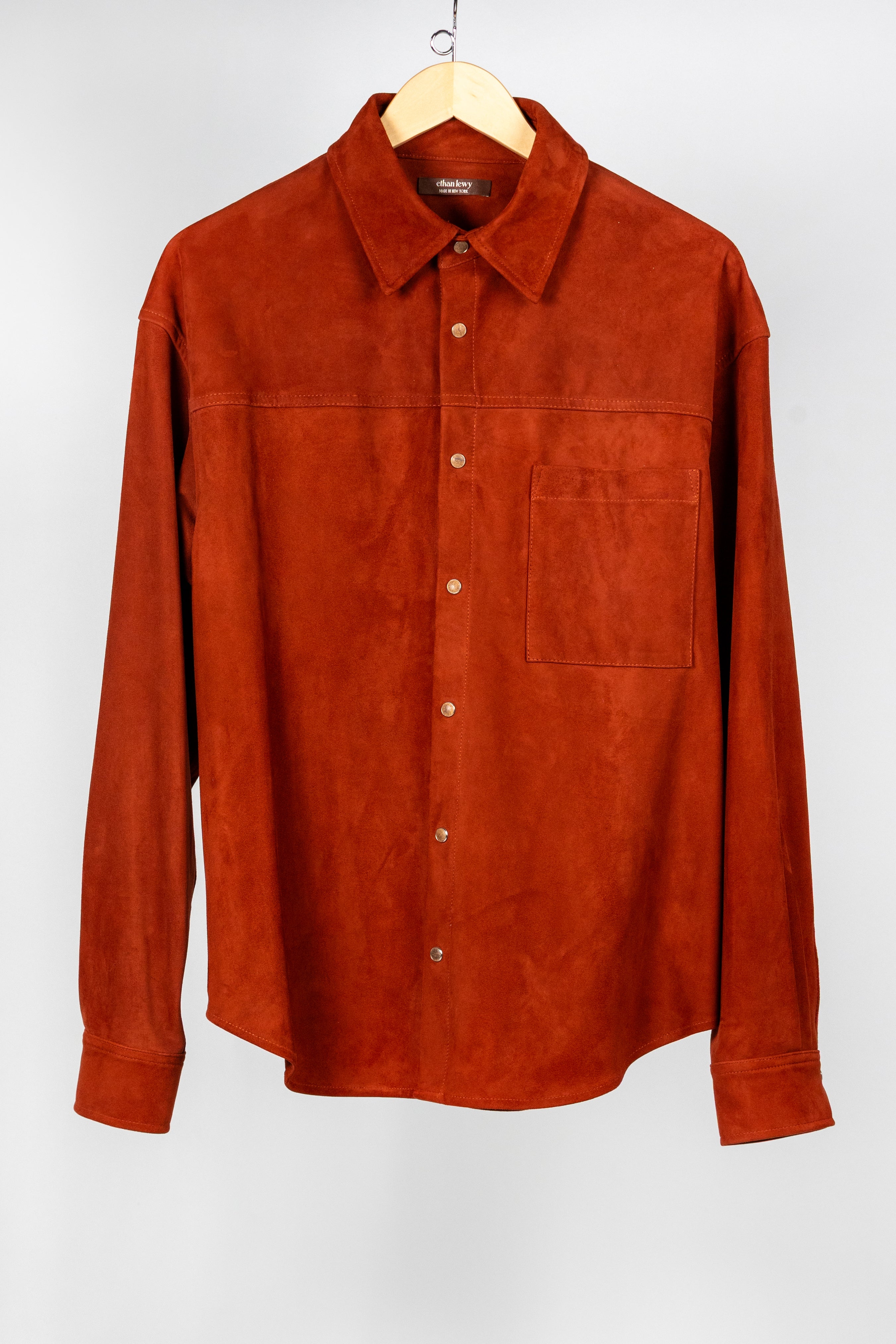 Fire Suede Drop Shoulder Shirt