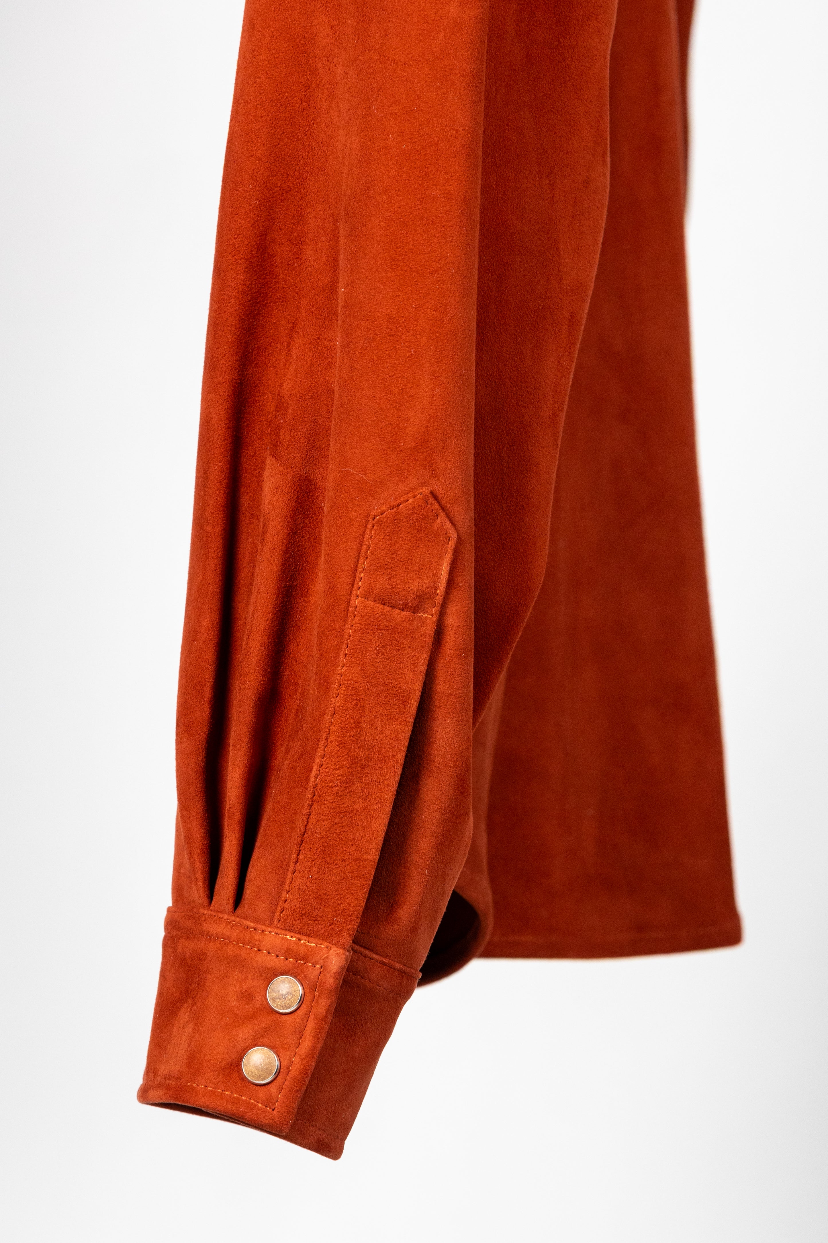 Fire Suede Drop Shoulder Shirt