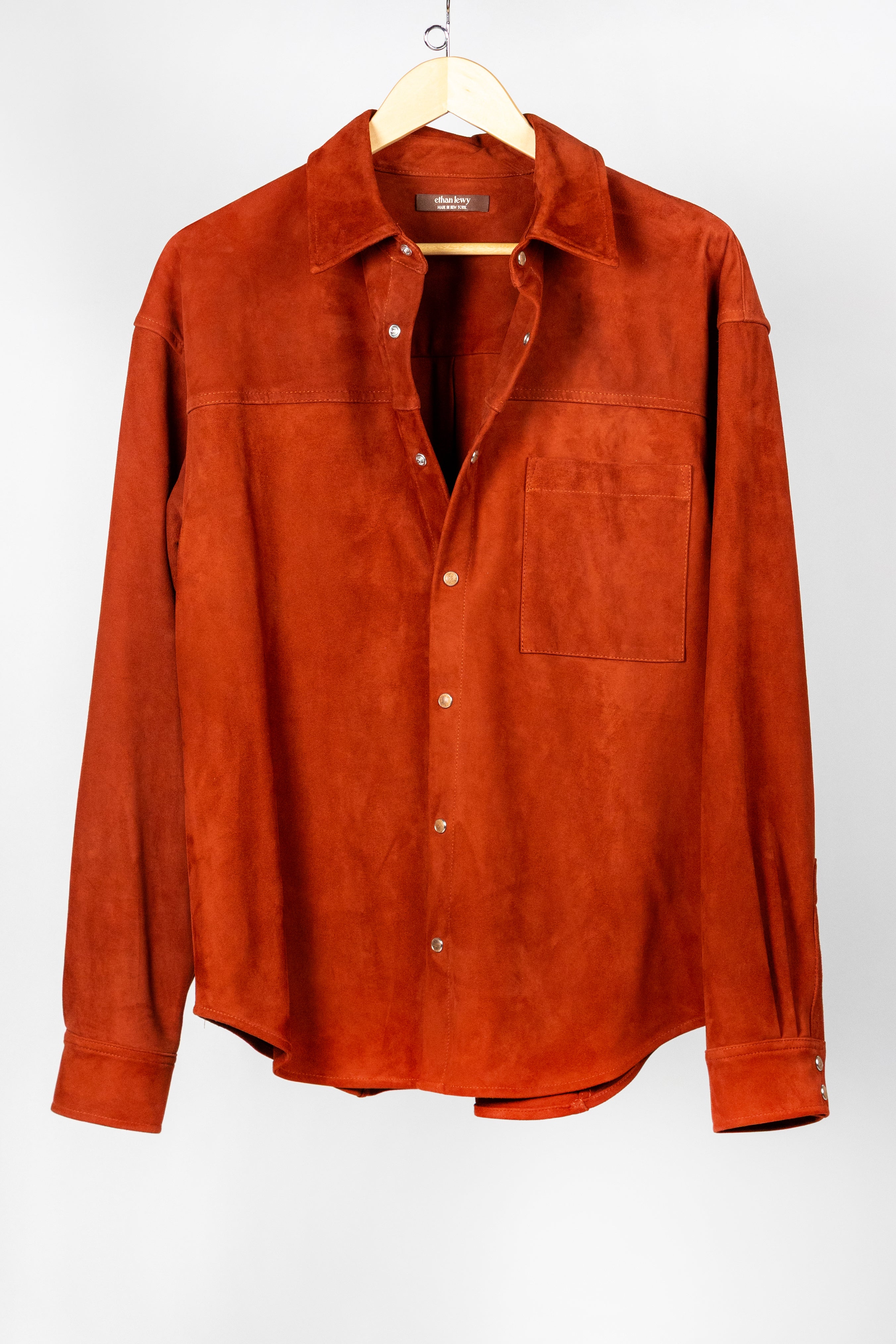 Fire Suede Drop Shoulder Shirt