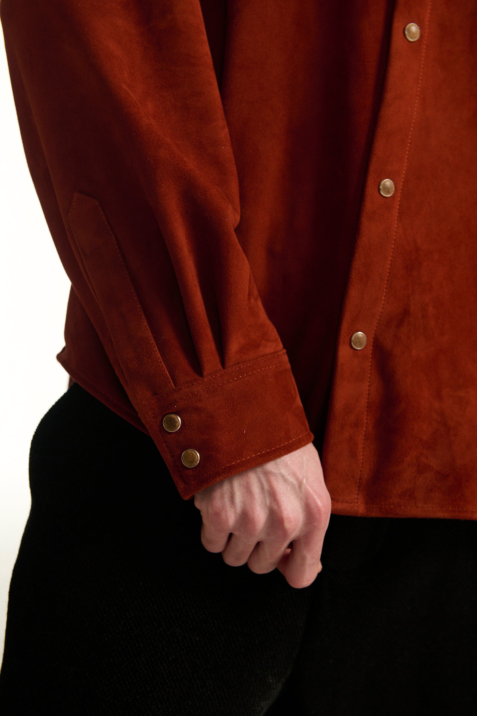 Fire Suede Drop Shoulder Shirt