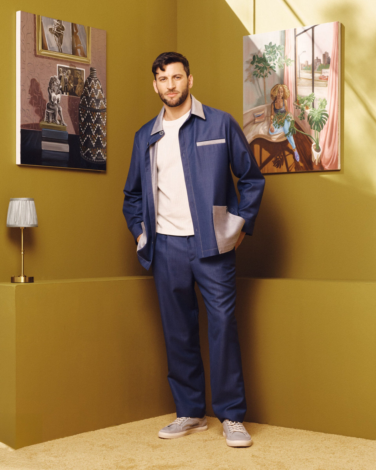 Ethan Lewy Spring 2027 Look 11, photographed by Garrison Herbst for New York Men's Day