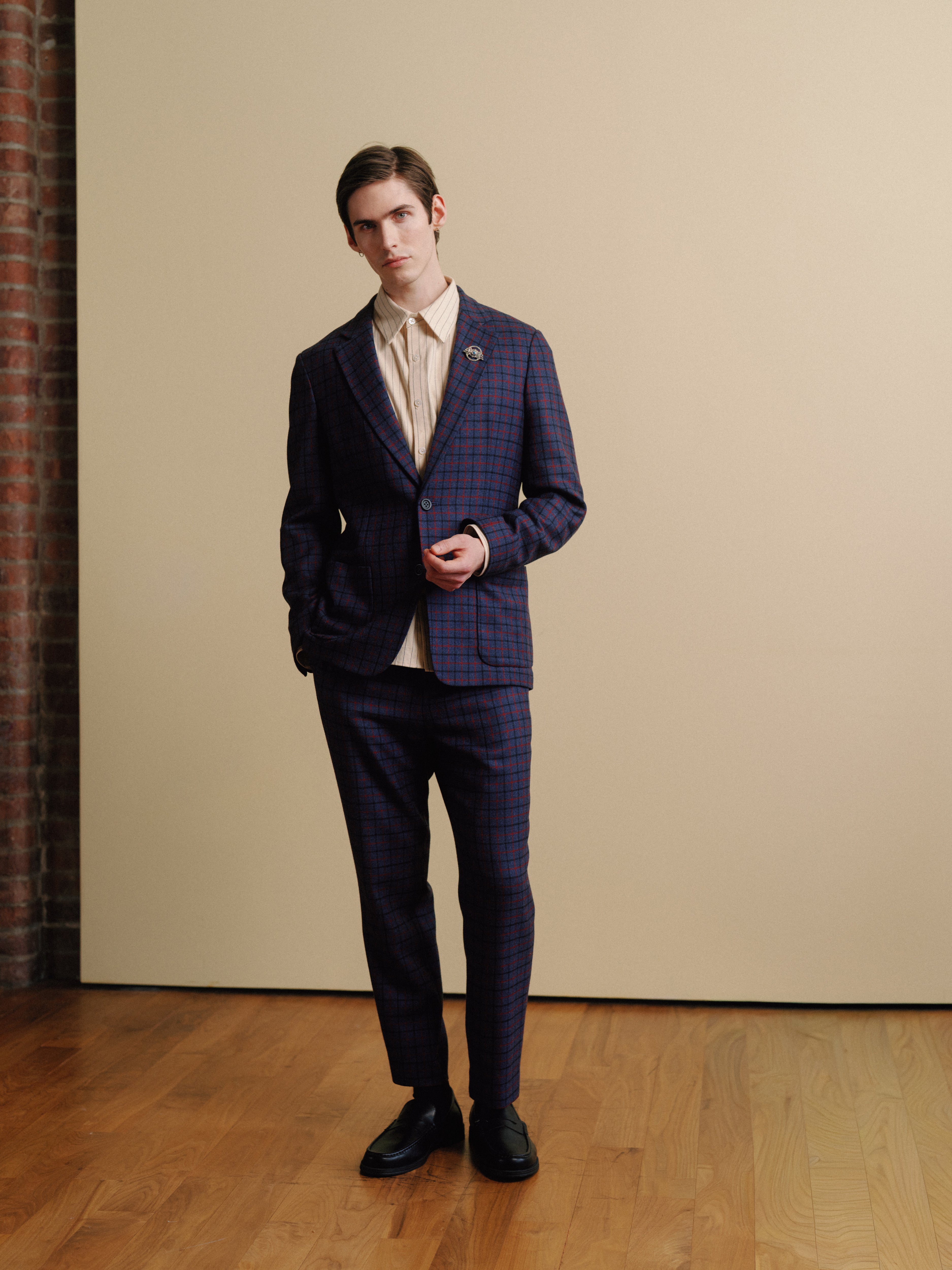 Blue Chill Suit Trousers