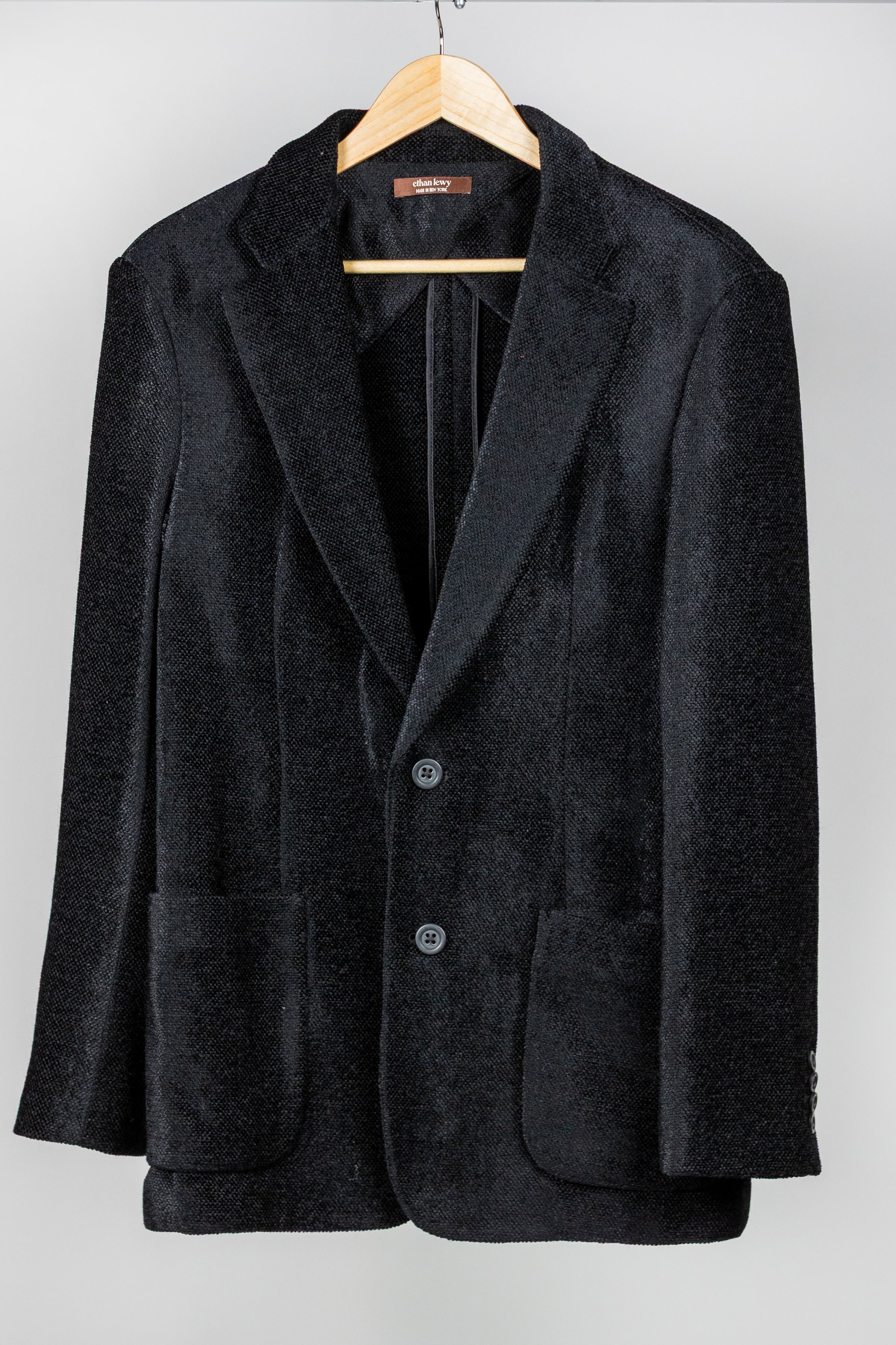 Black Silk Suit Jacket