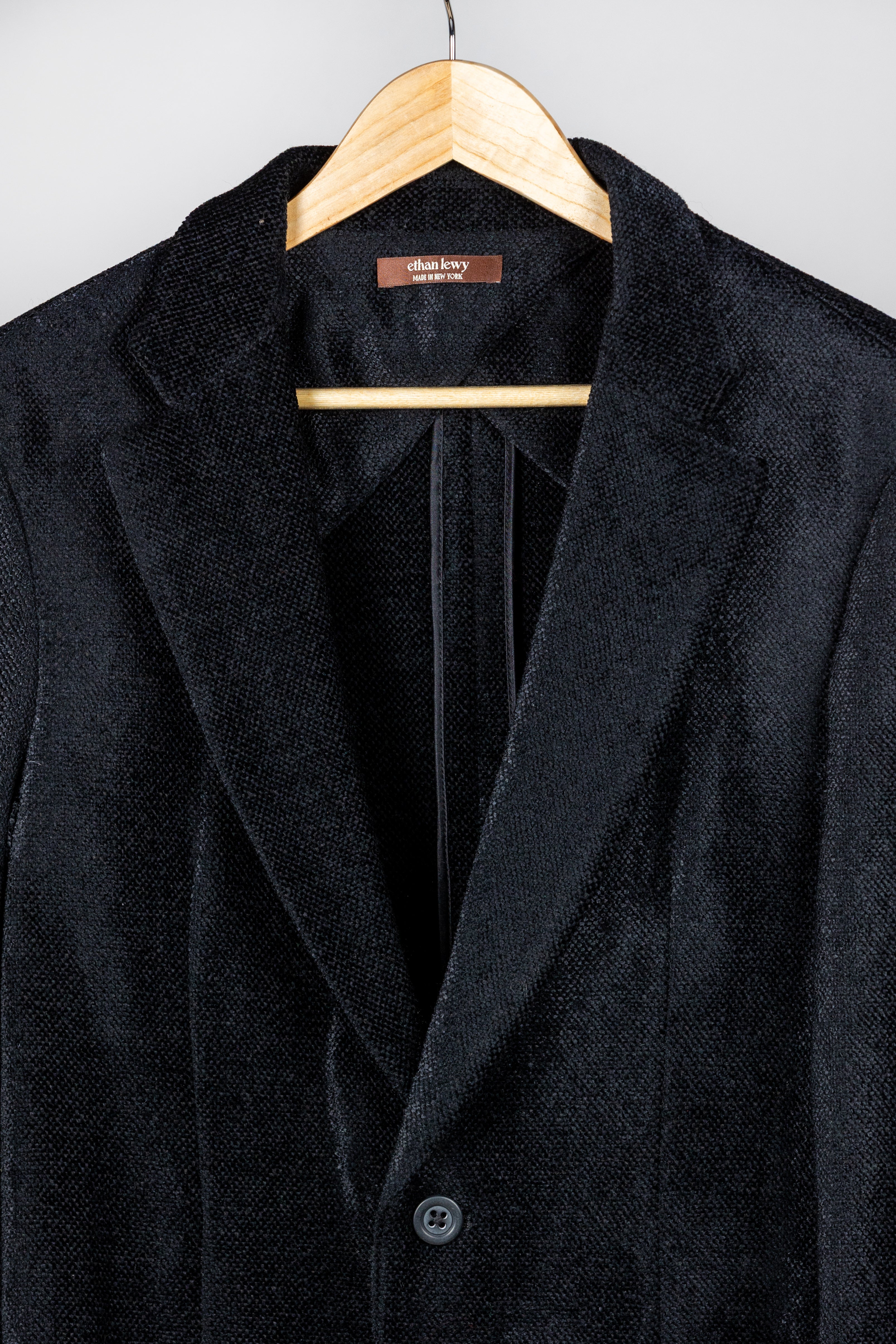 Black Silk Suit Jacket