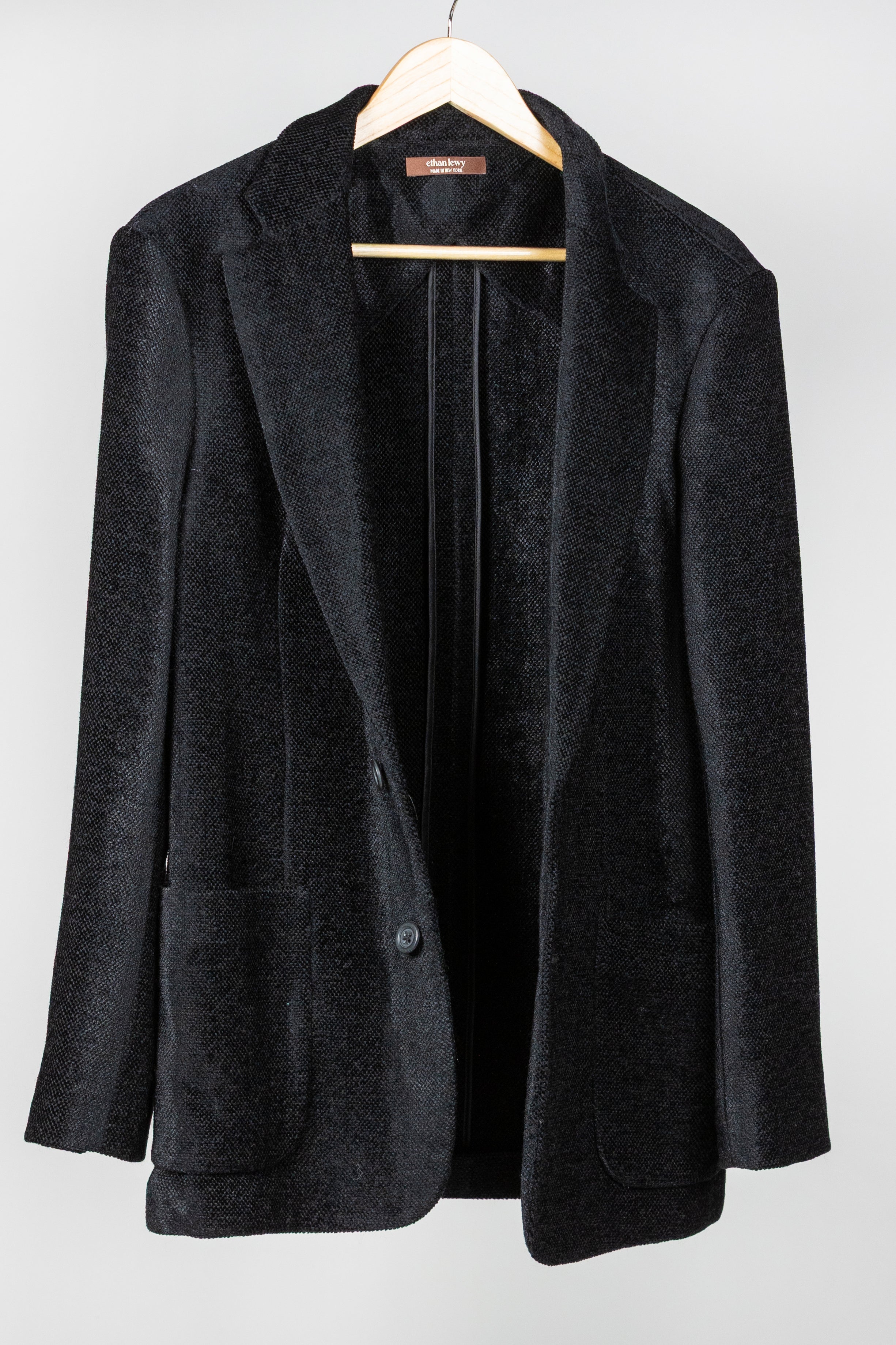 Black Silk Suit Jacket