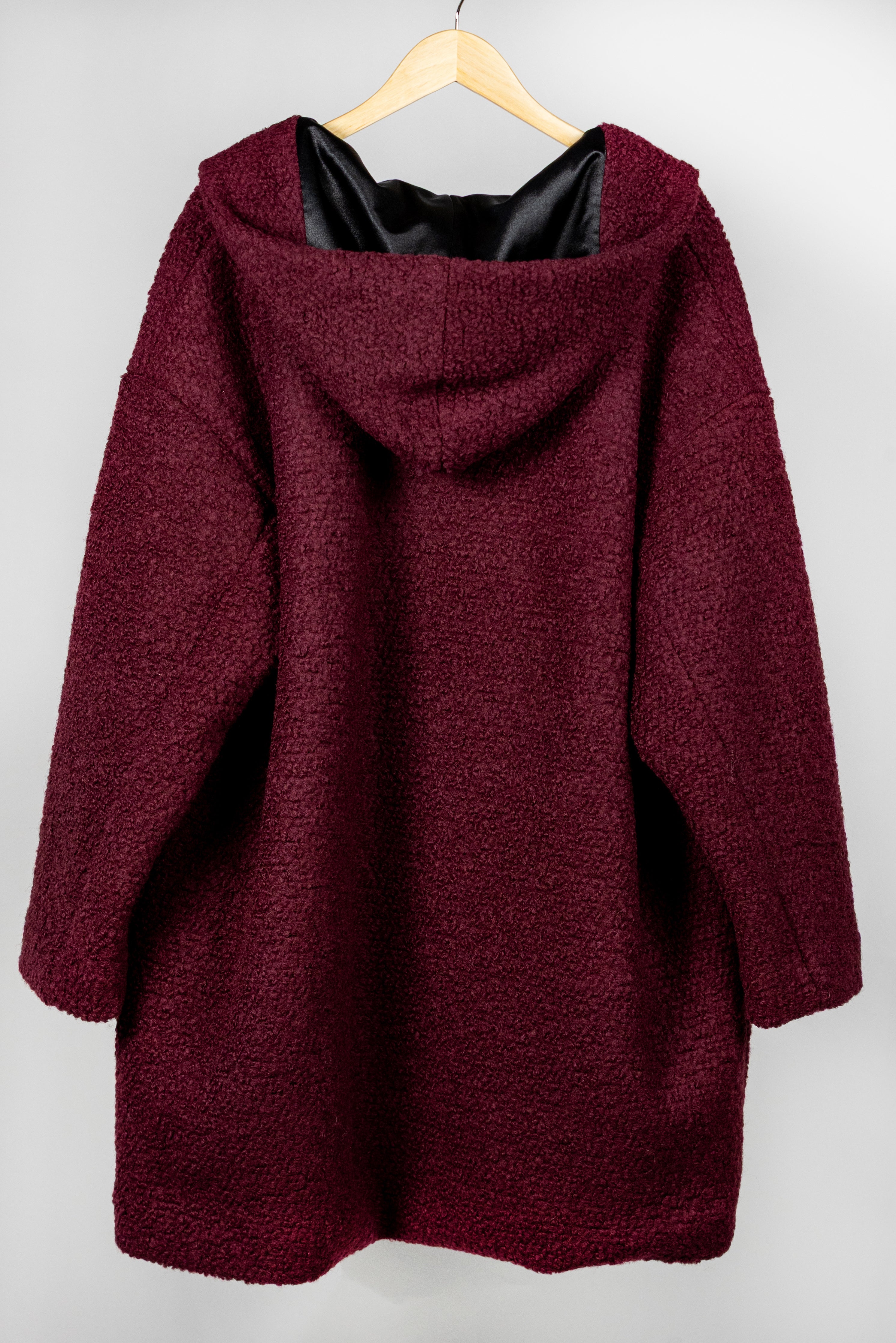Burgundy Monster Coat