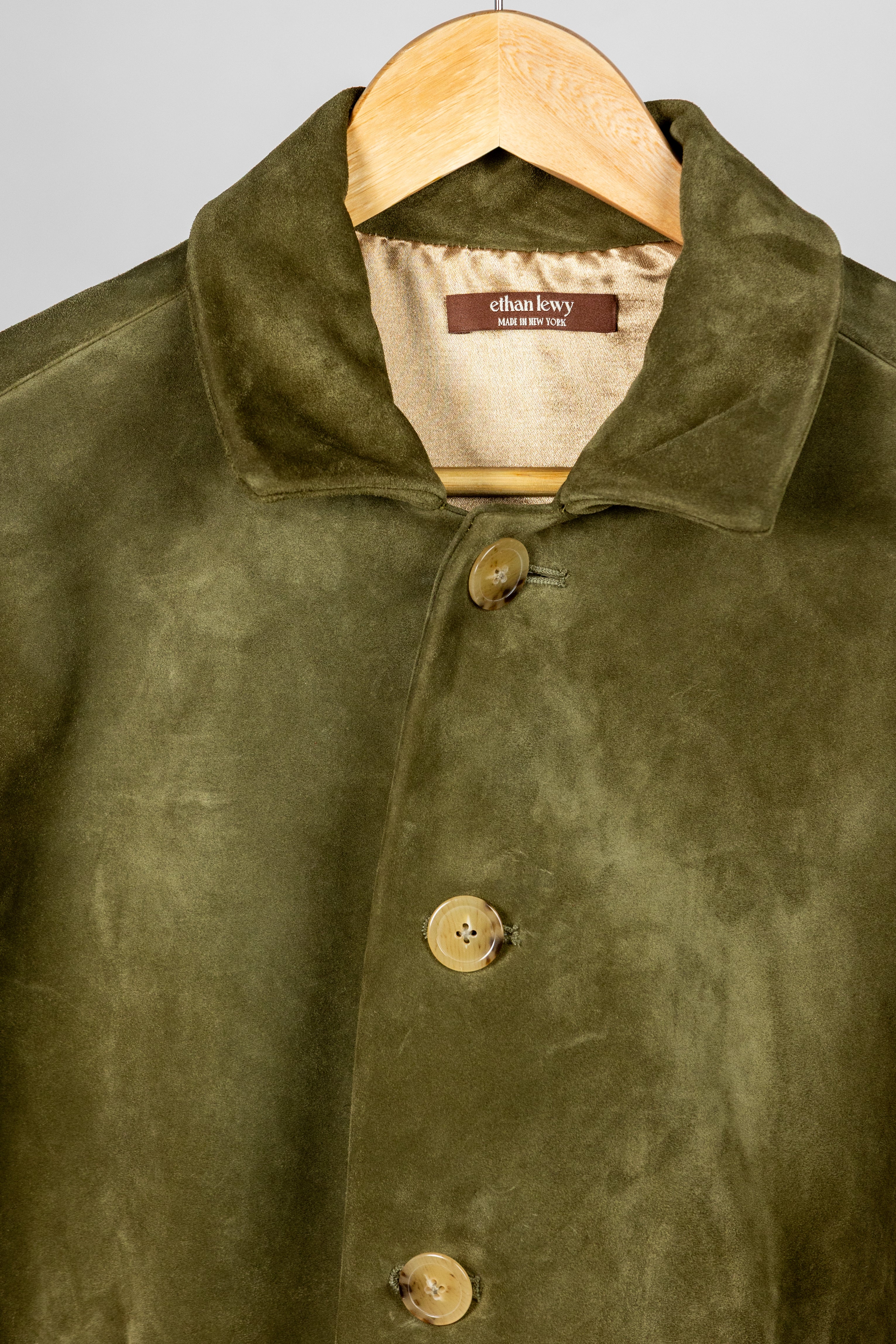 Green Suede Scooby Jacket