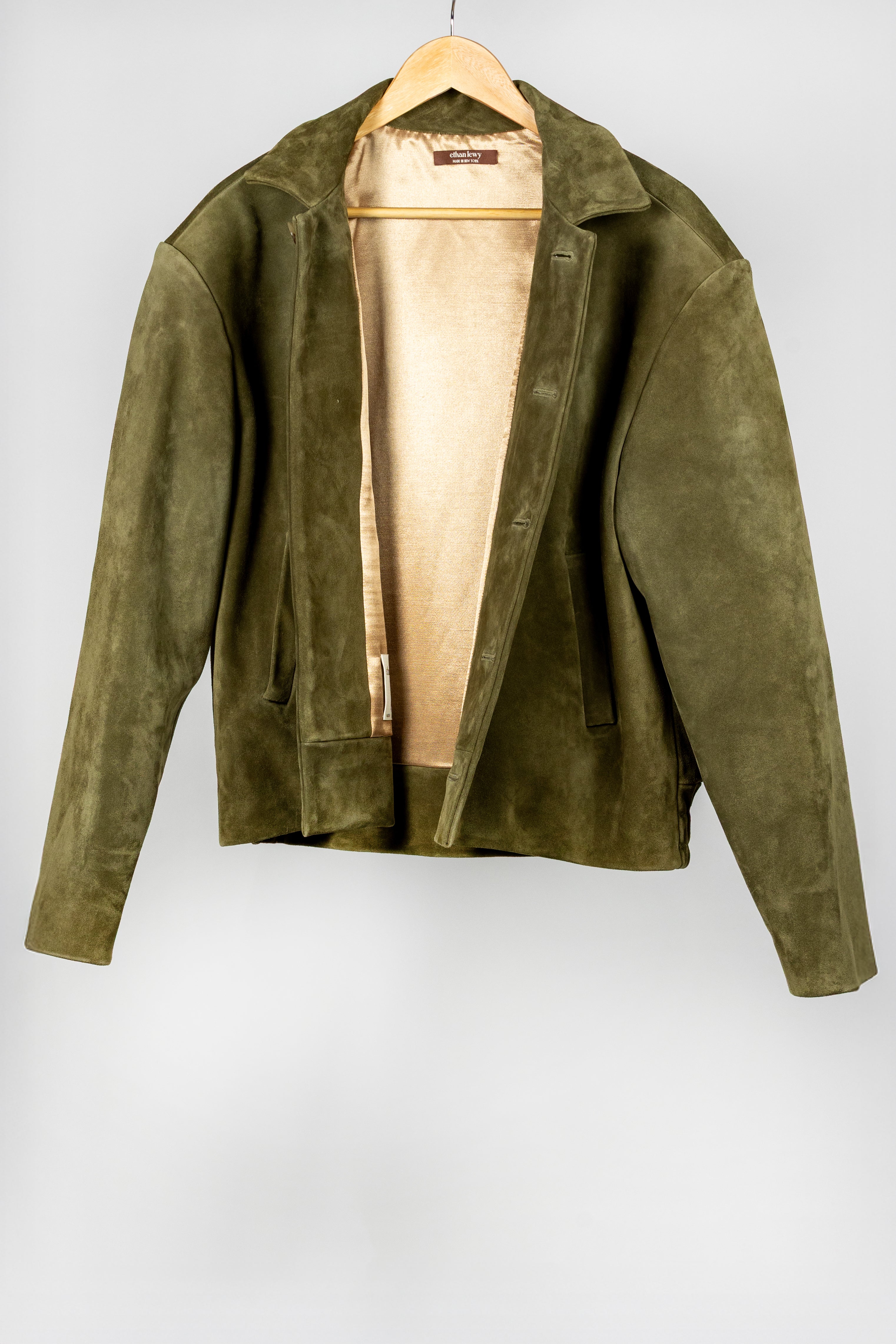 Green Suede Scooby Jacket