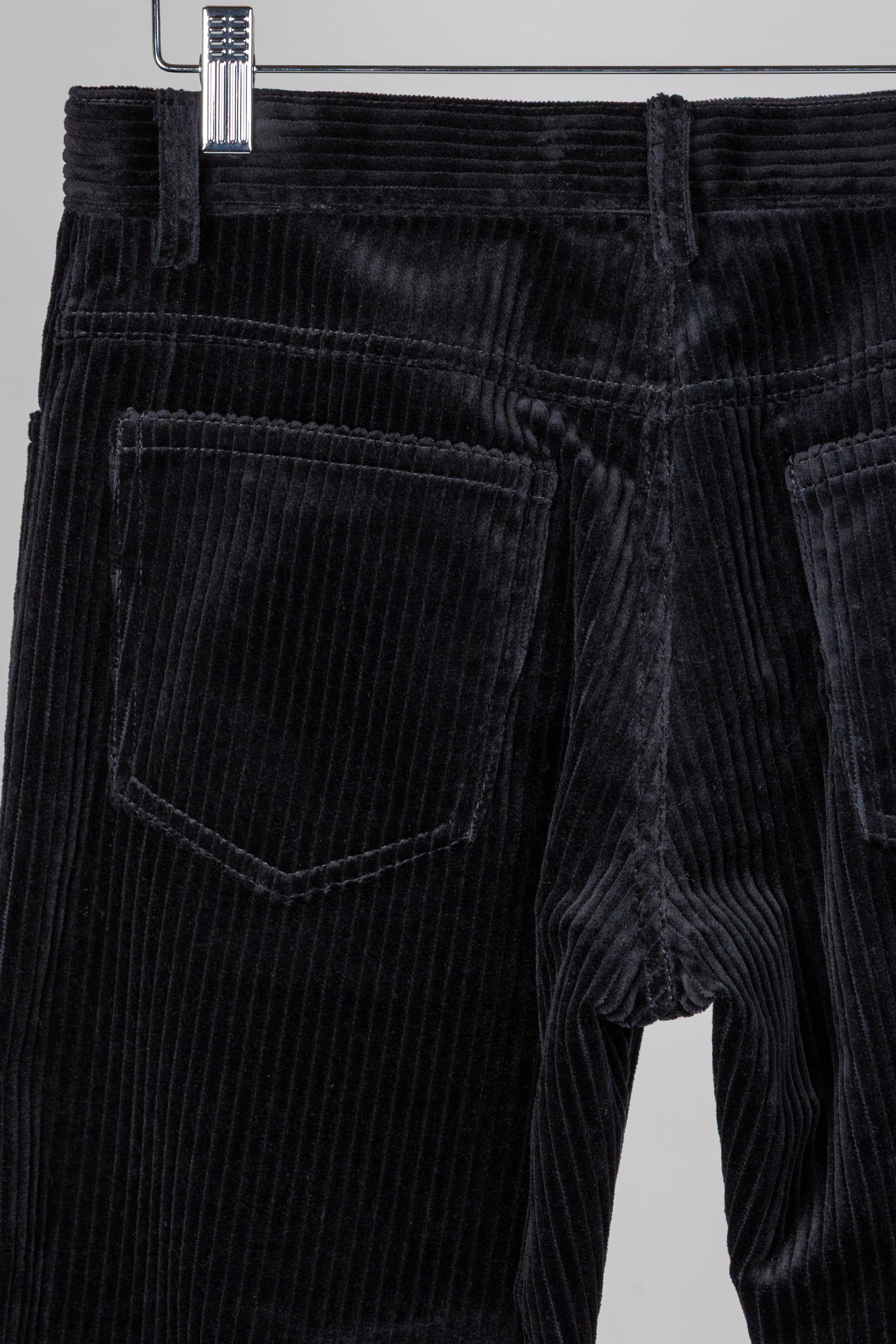 Black Straight Leg Cords