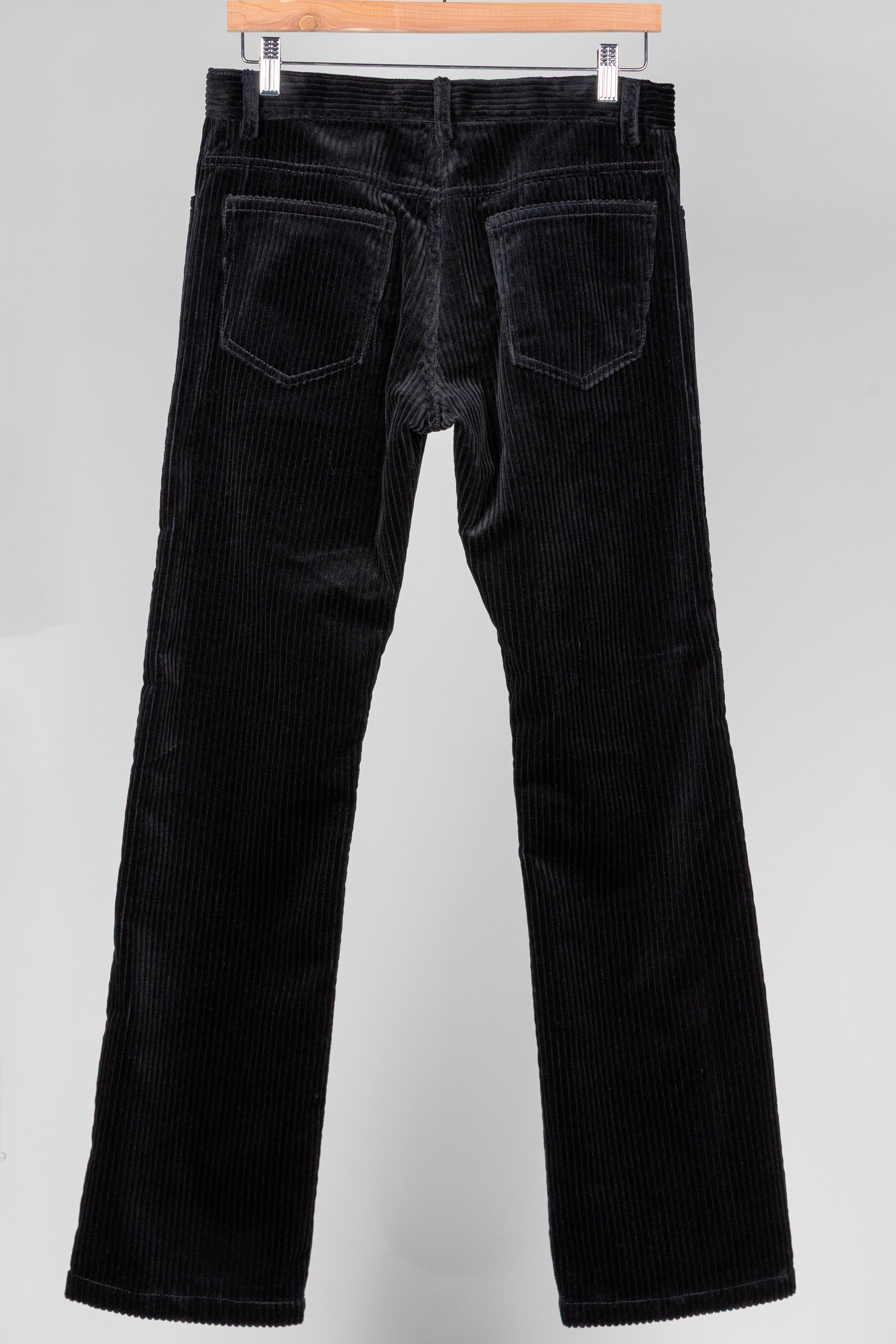 Black Straight Leg Cords