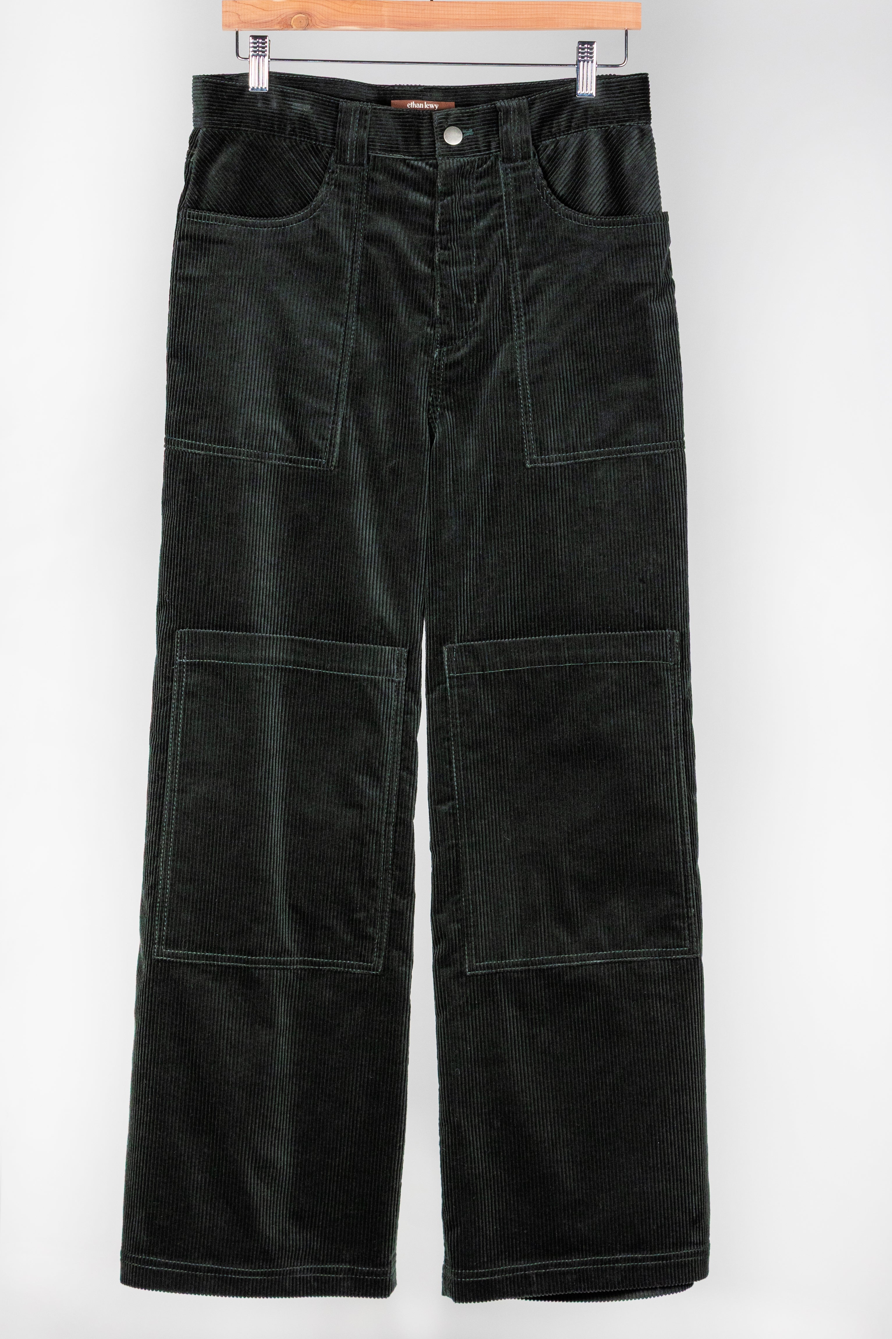 Black Straight Leg Cords