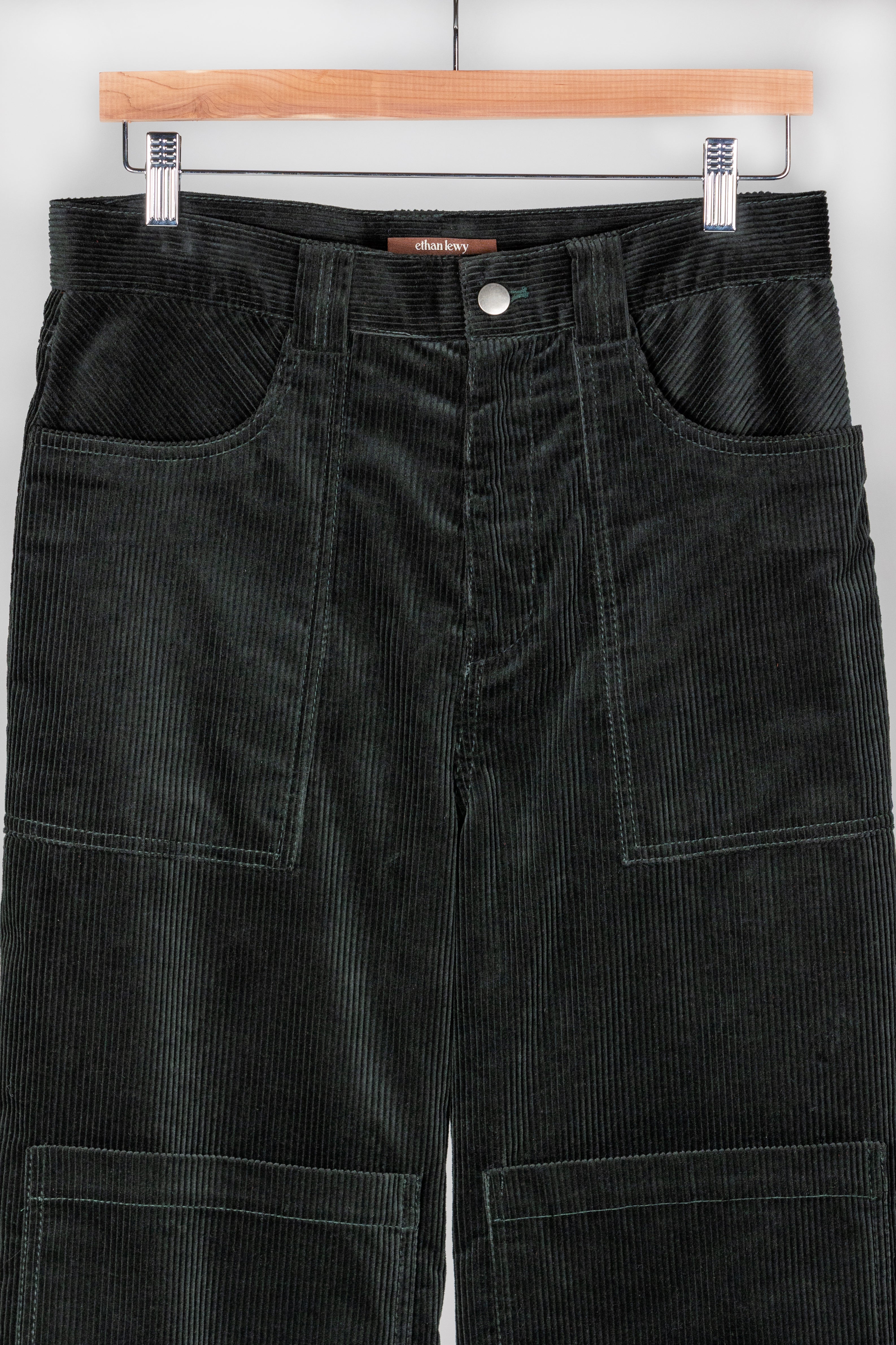 Black Straight Leg Cords