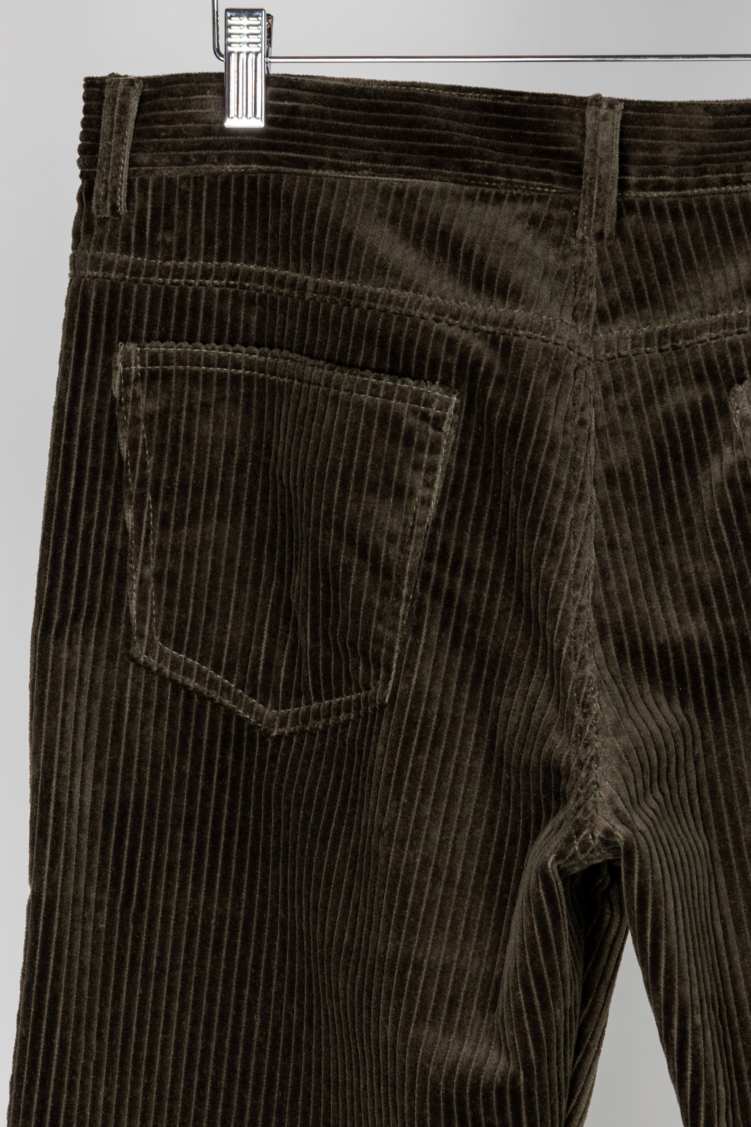 Olive Straight Leg Cords