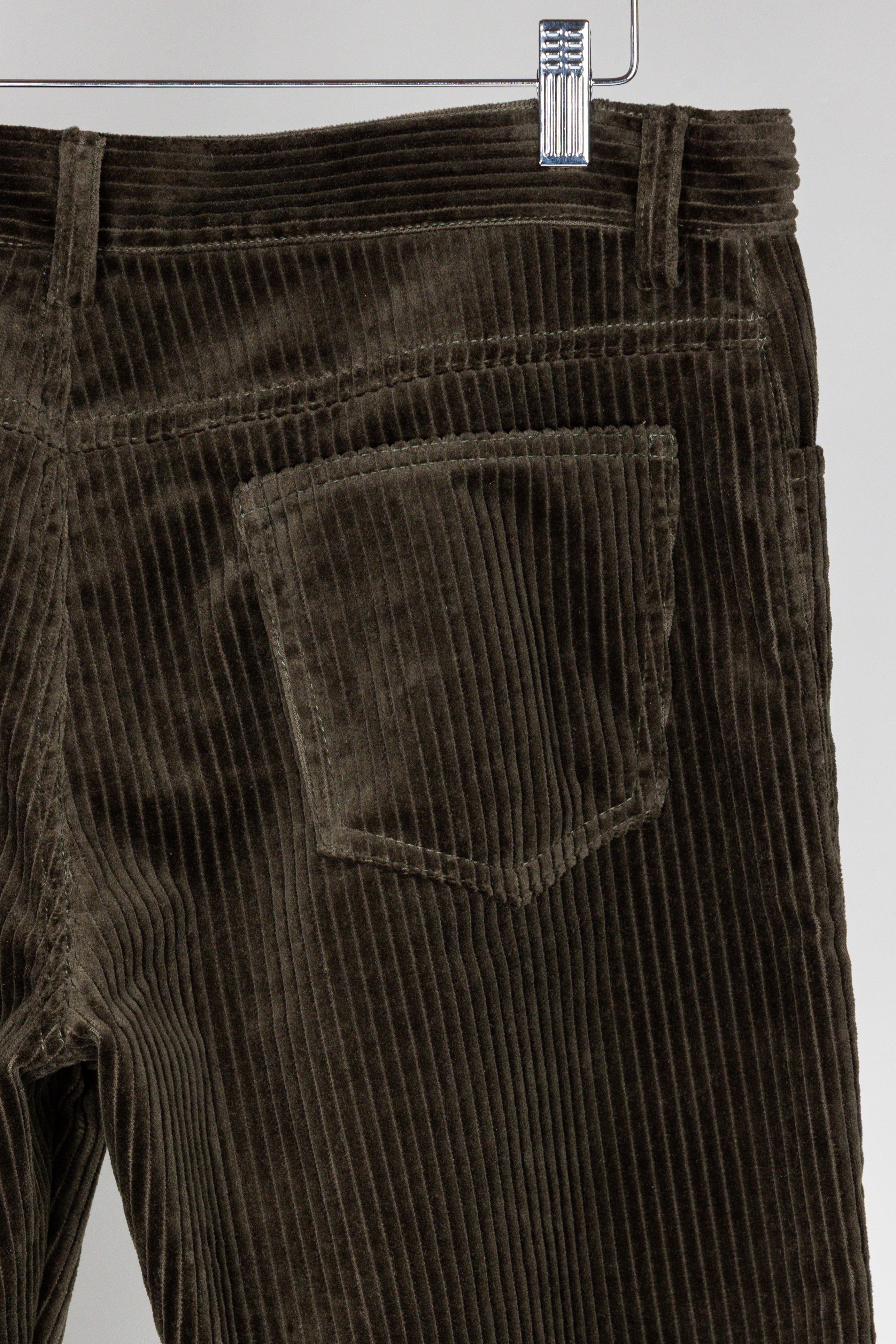 Olive Straight Leg Cords