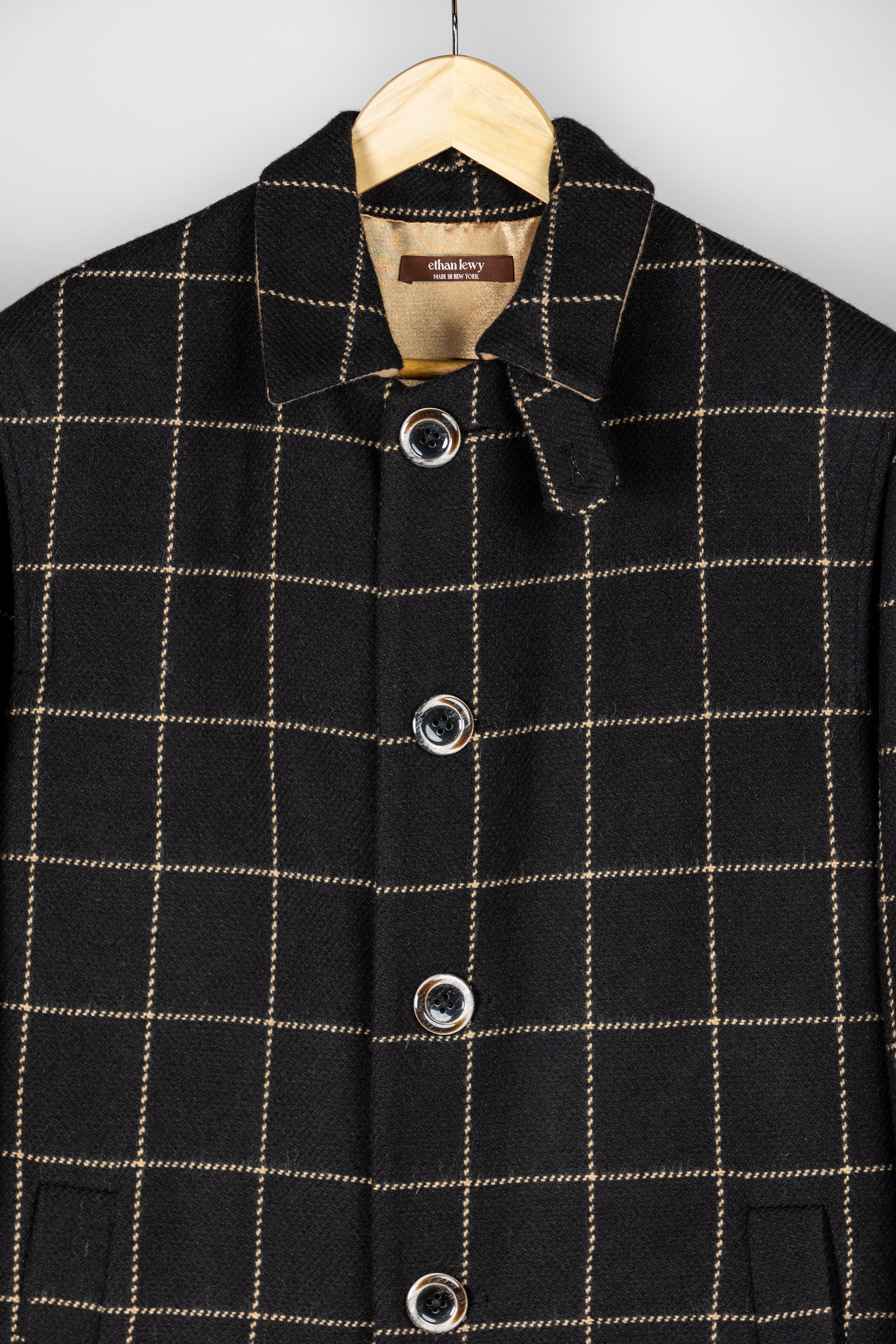 Windowpane Loden Coat