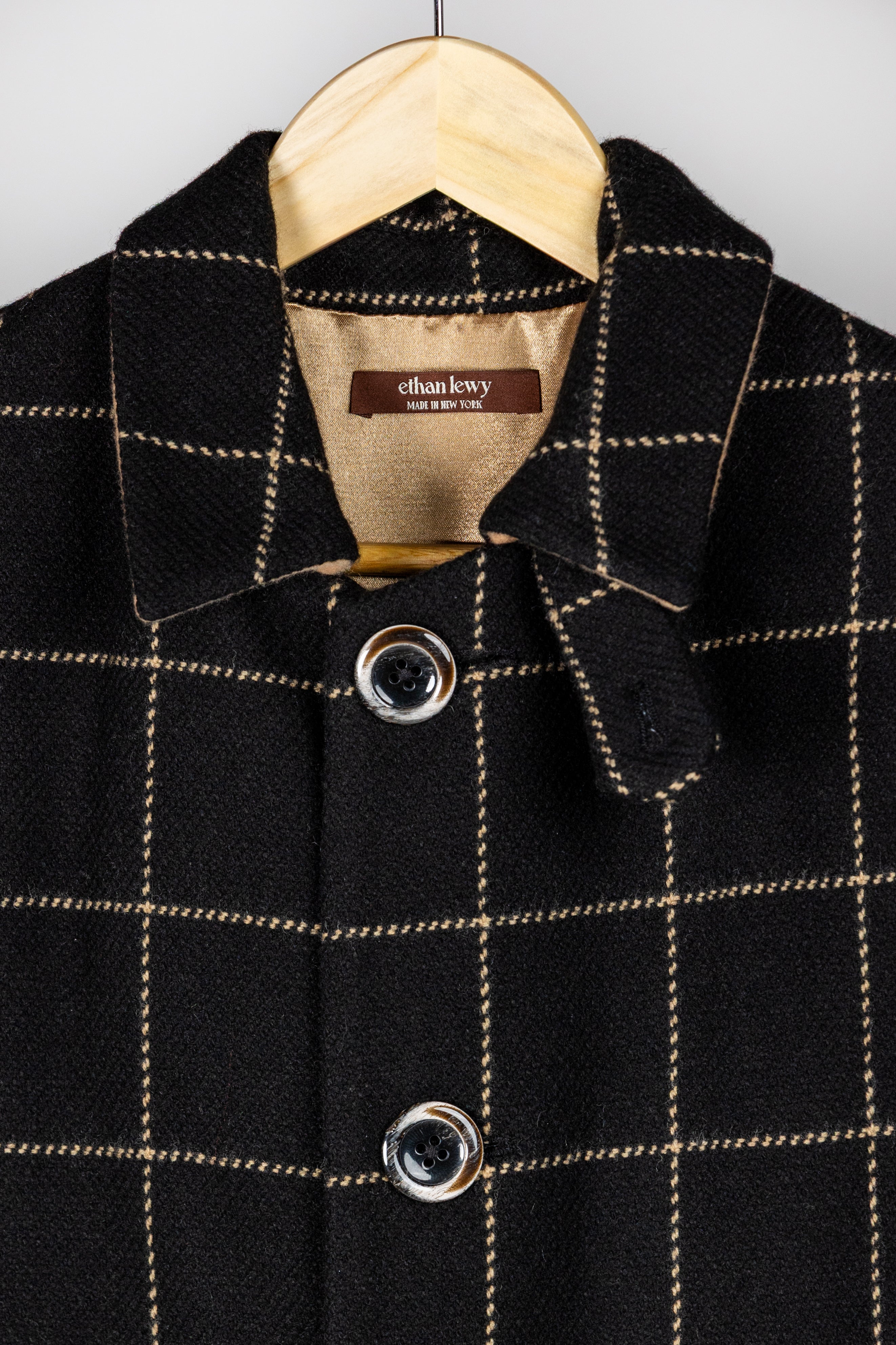 Windowpane Loden Coat