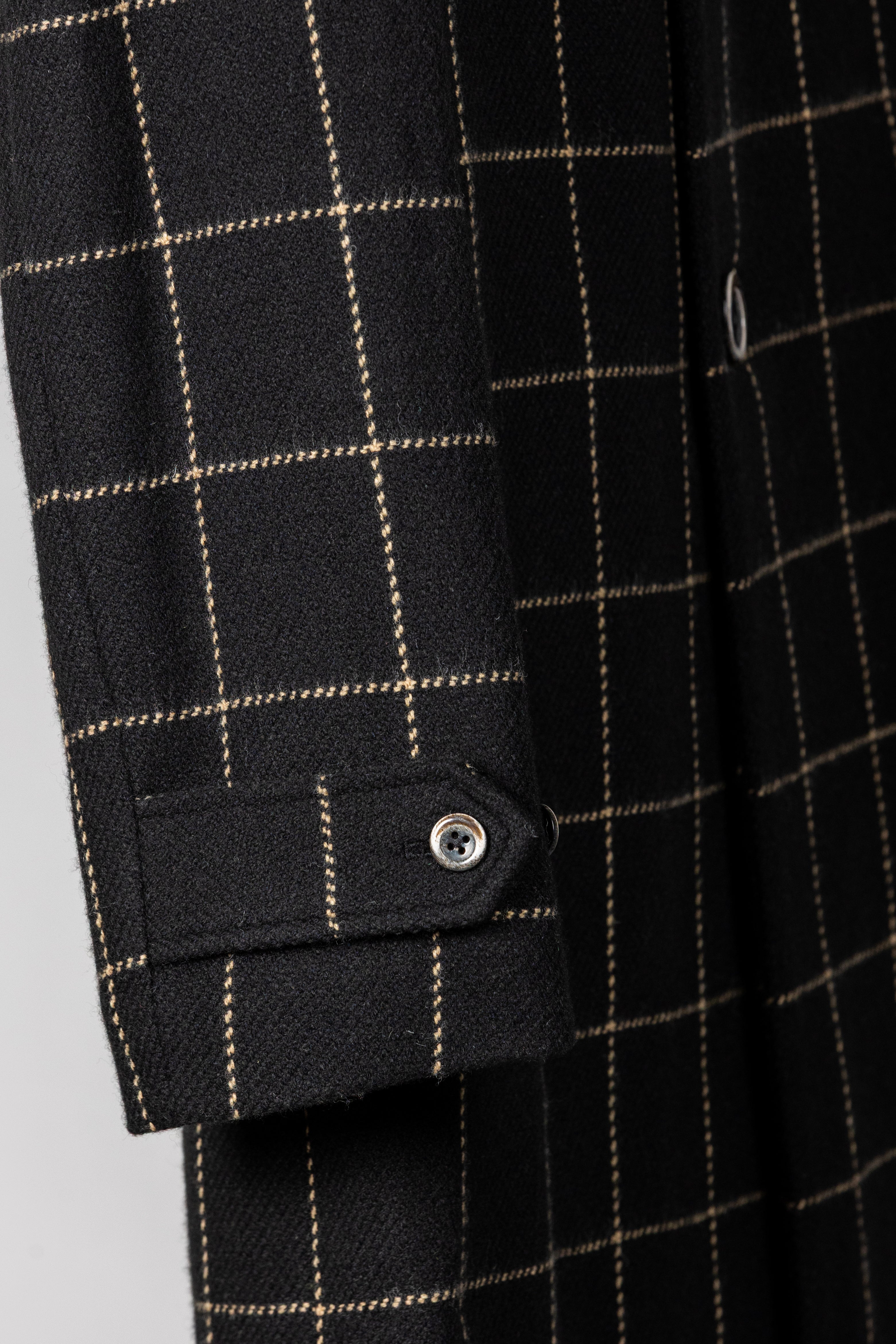 Windowpane Loden Coat