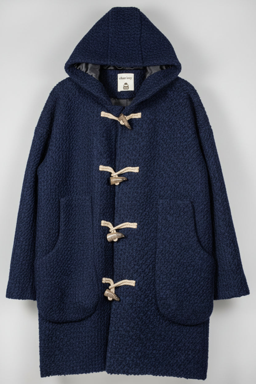 Blue Boucle Monster Coat