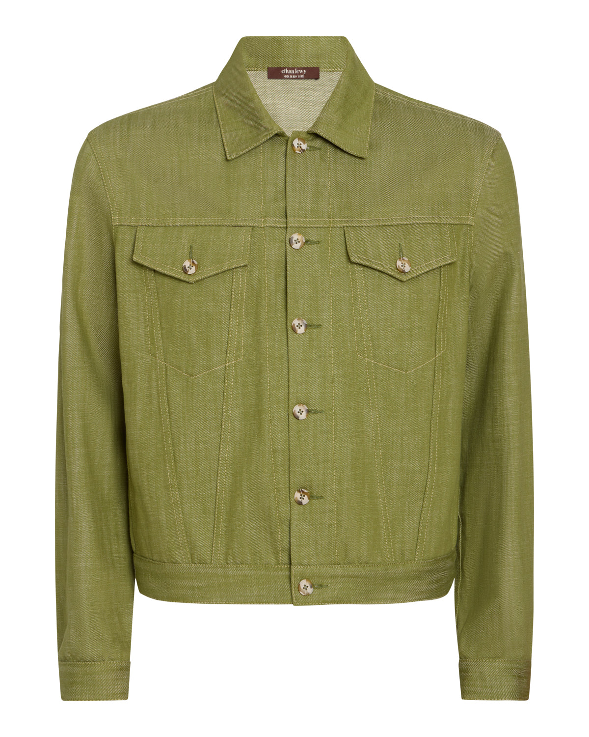 Green Jean Jacket