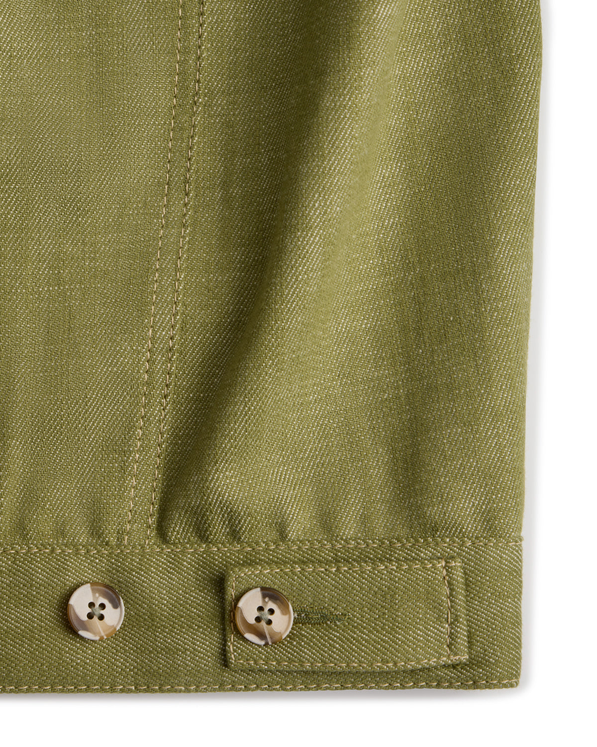 Green Jean Jacket