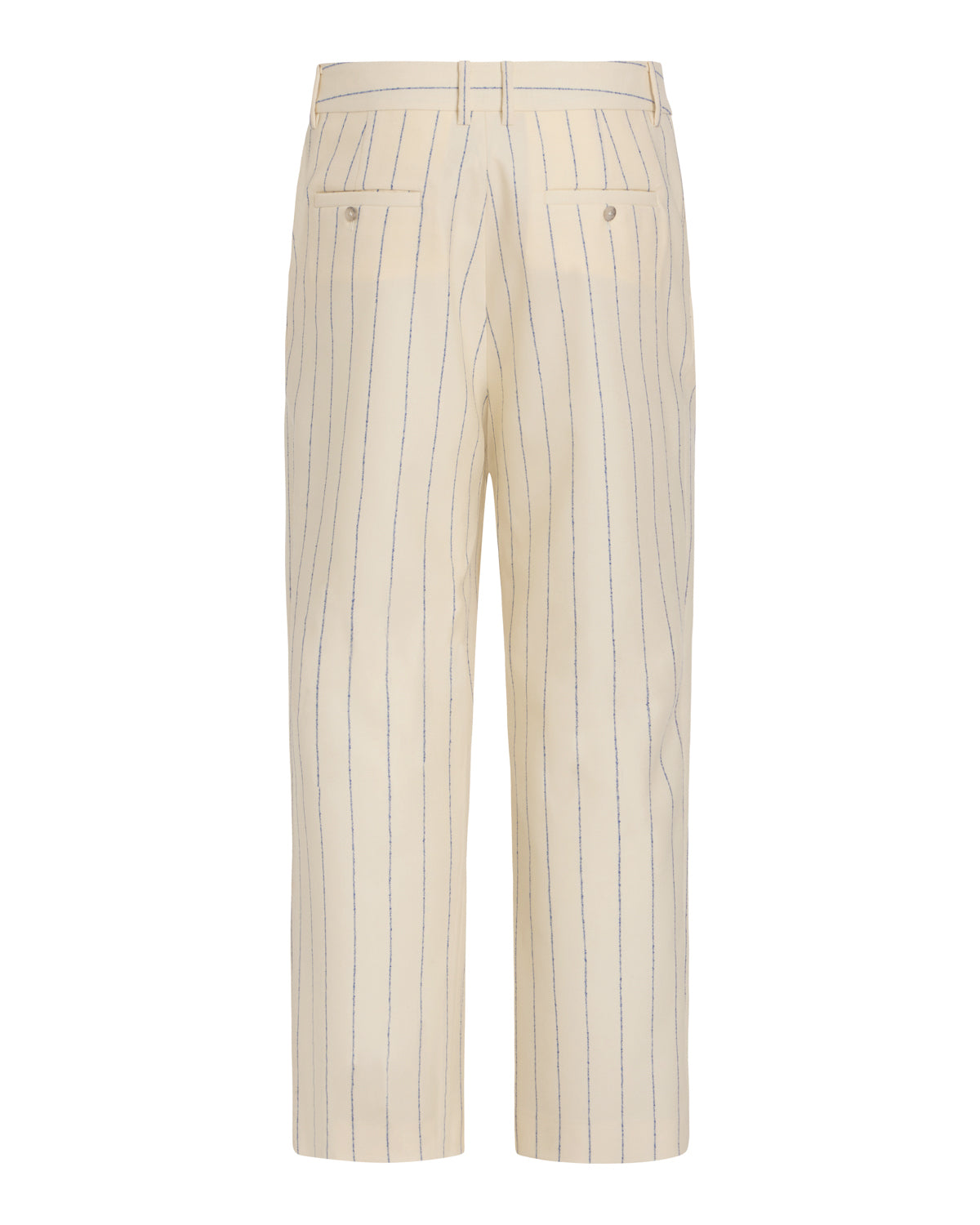 Blue Stripe White Trousers