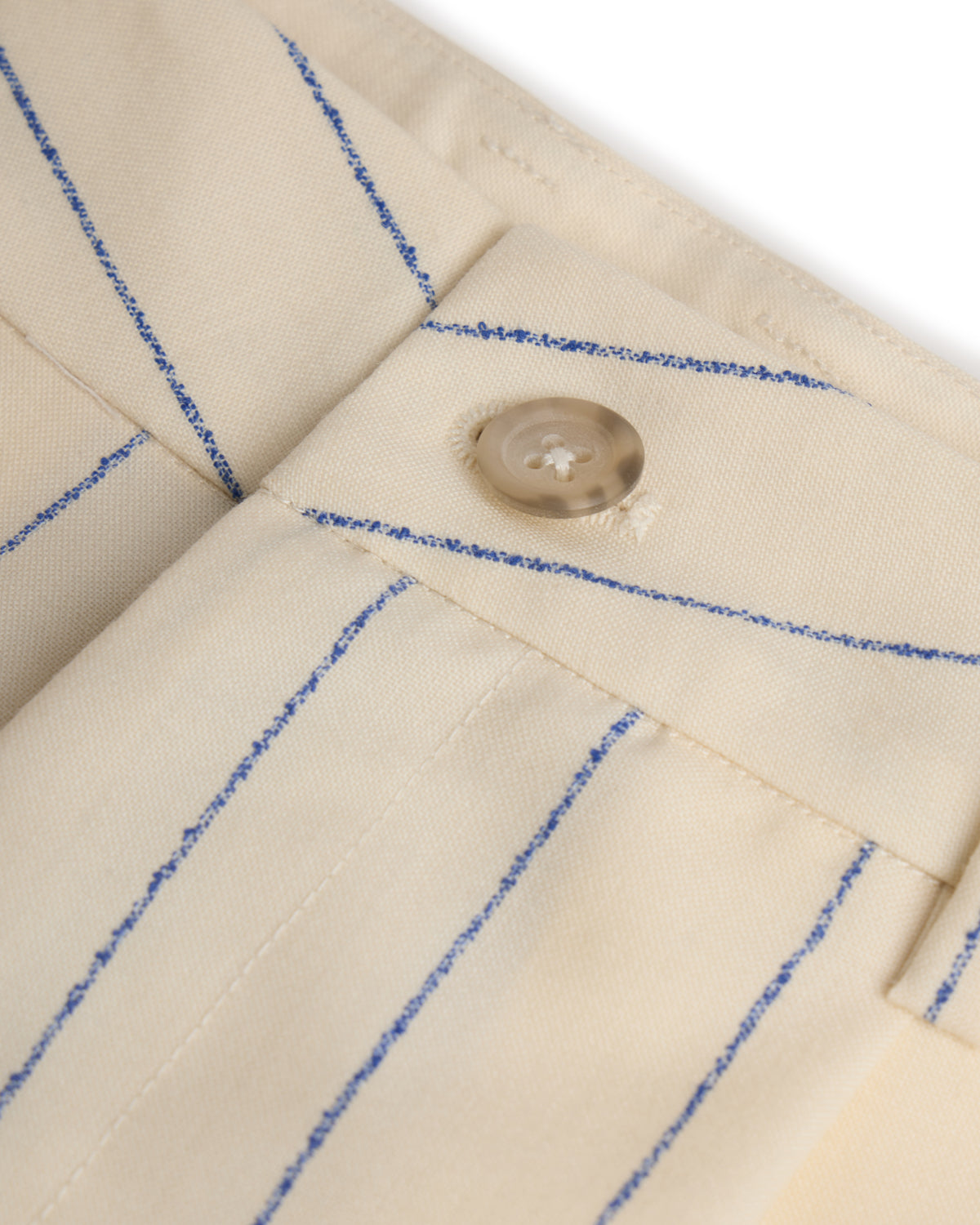 Blue Stripe White Trousers