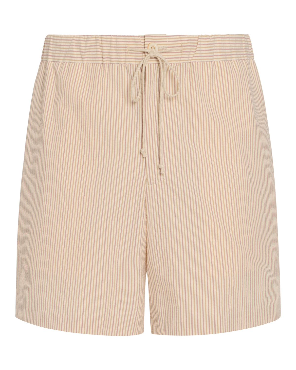 Drawstring Seersucker Shorts