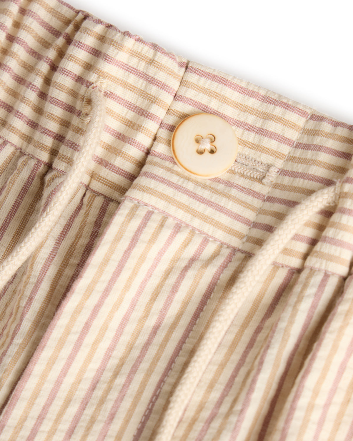 Drawstring Seersucker Shorts