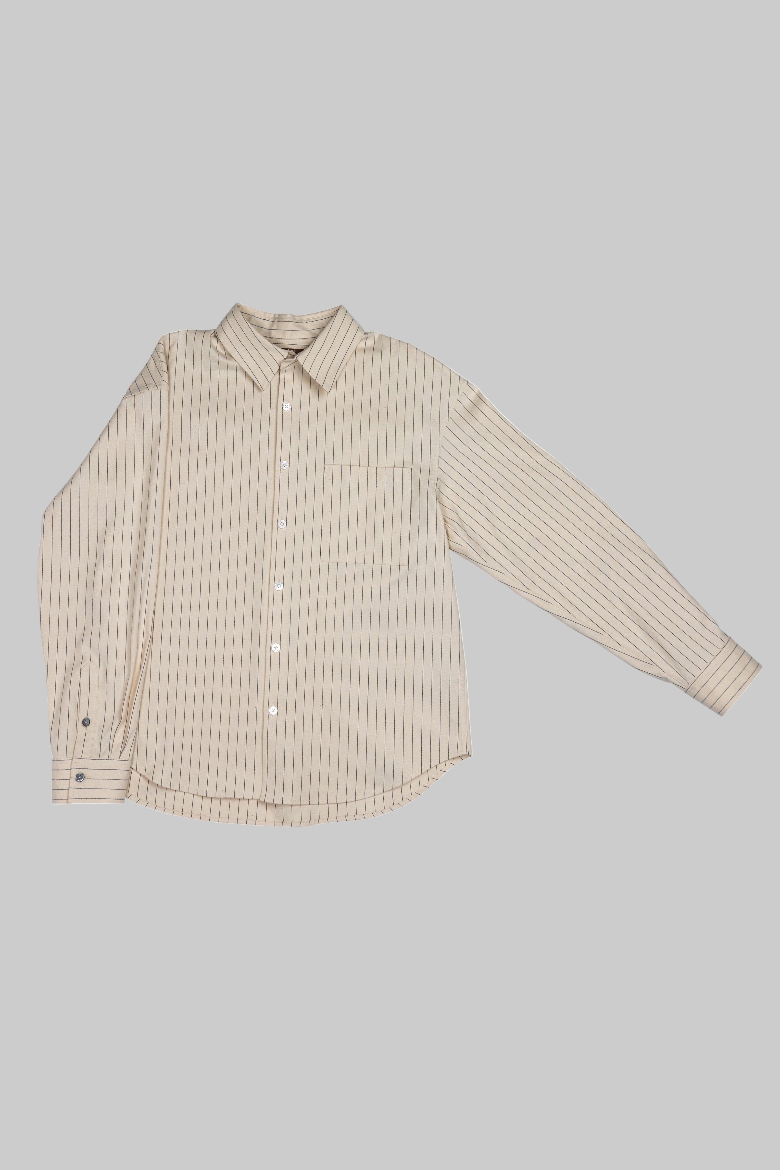 Pinstripe Drop Shoulder Shirt