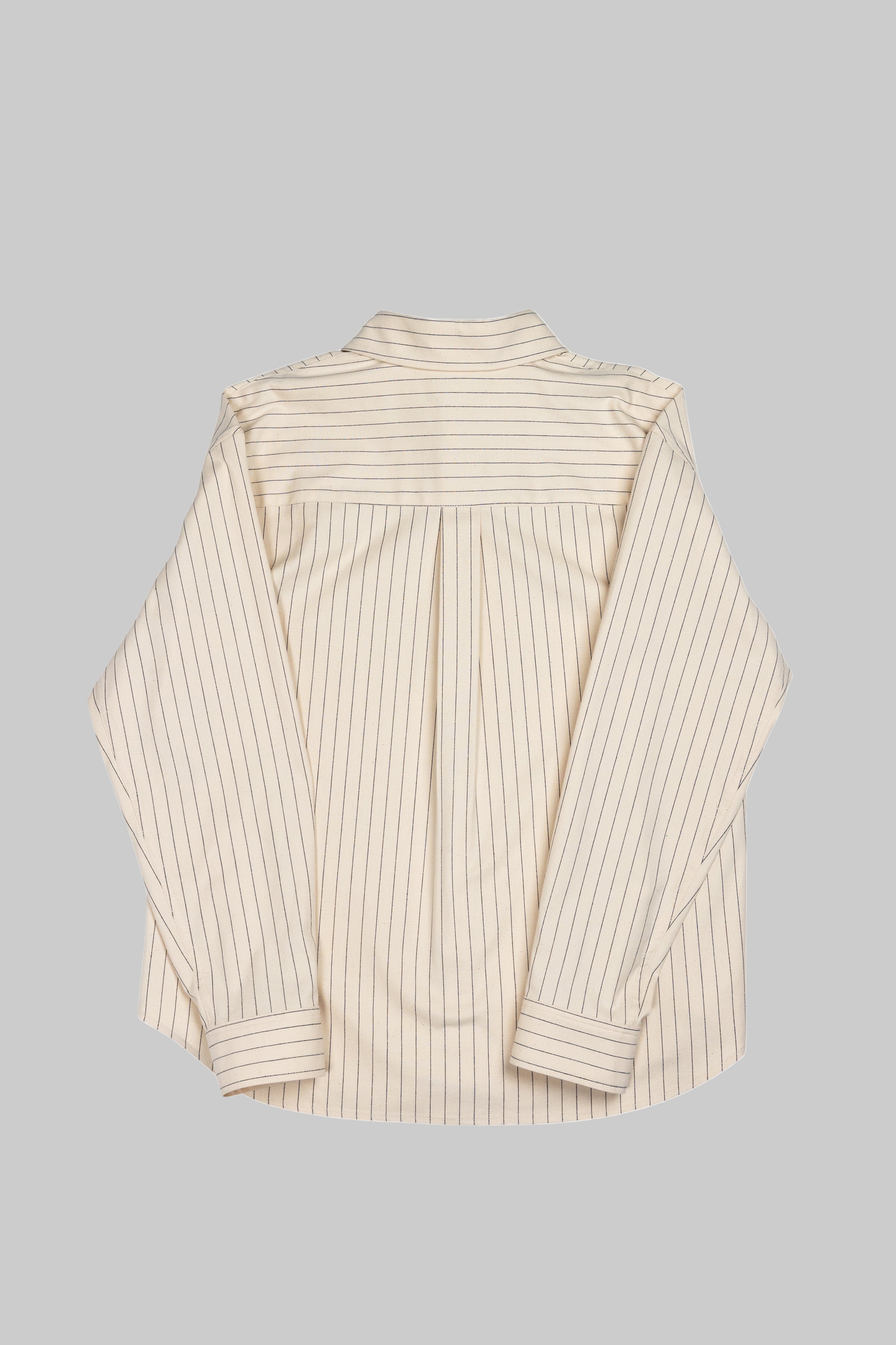 Pinstripe Drop Shoulder Shirt