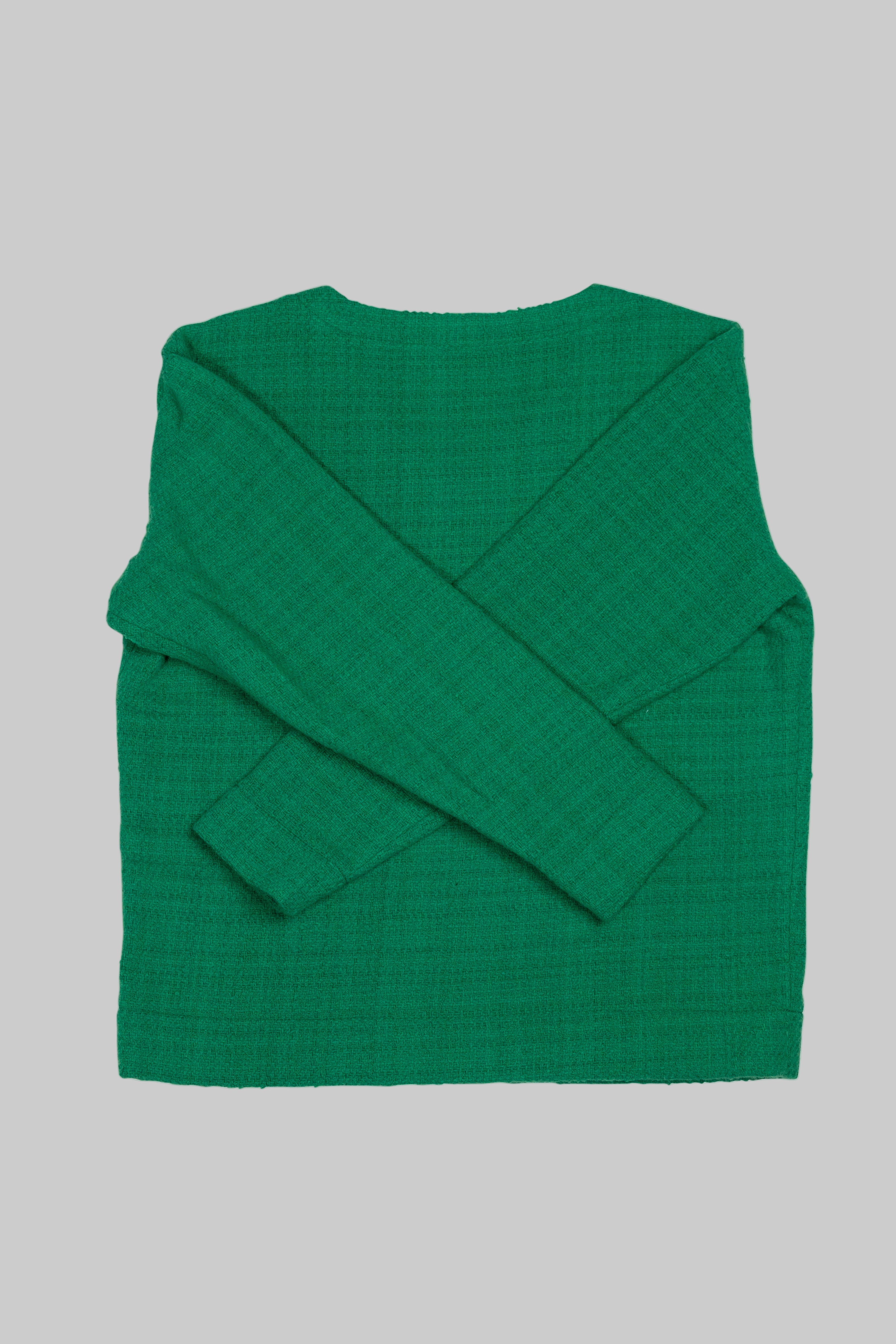 Green V Neck Sweater