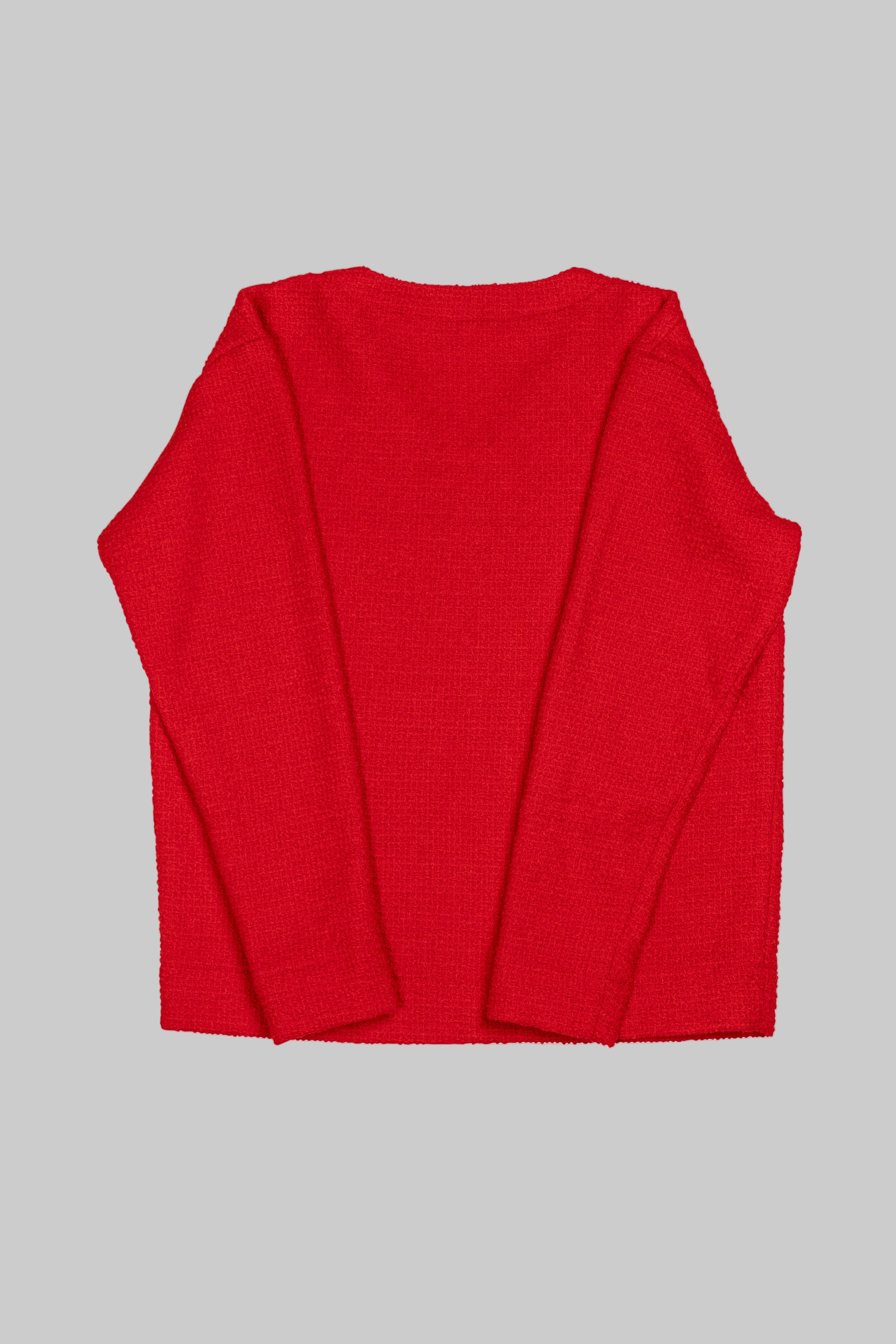 Red V Neck Sweater