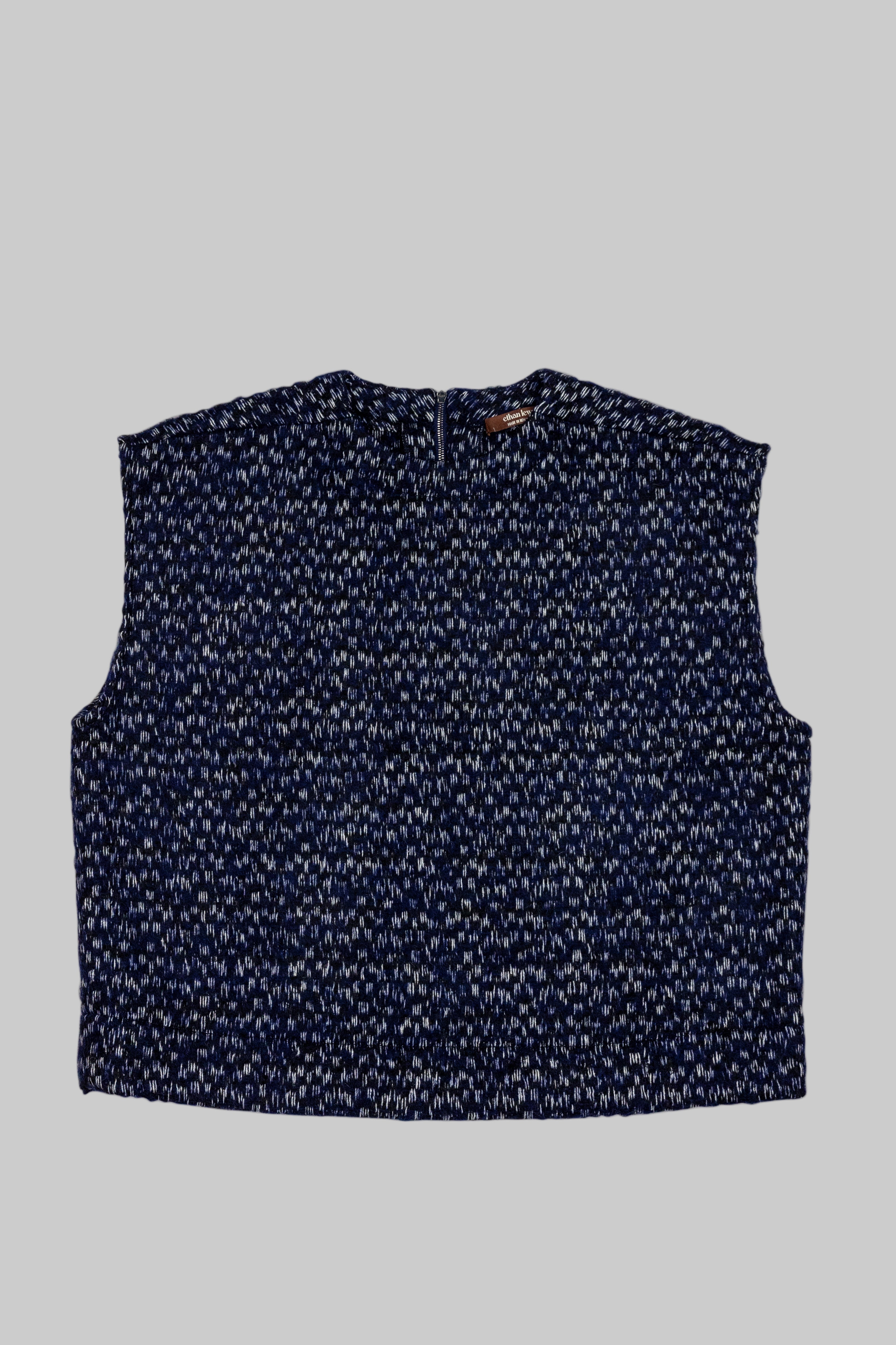 Blue Boucle Vest