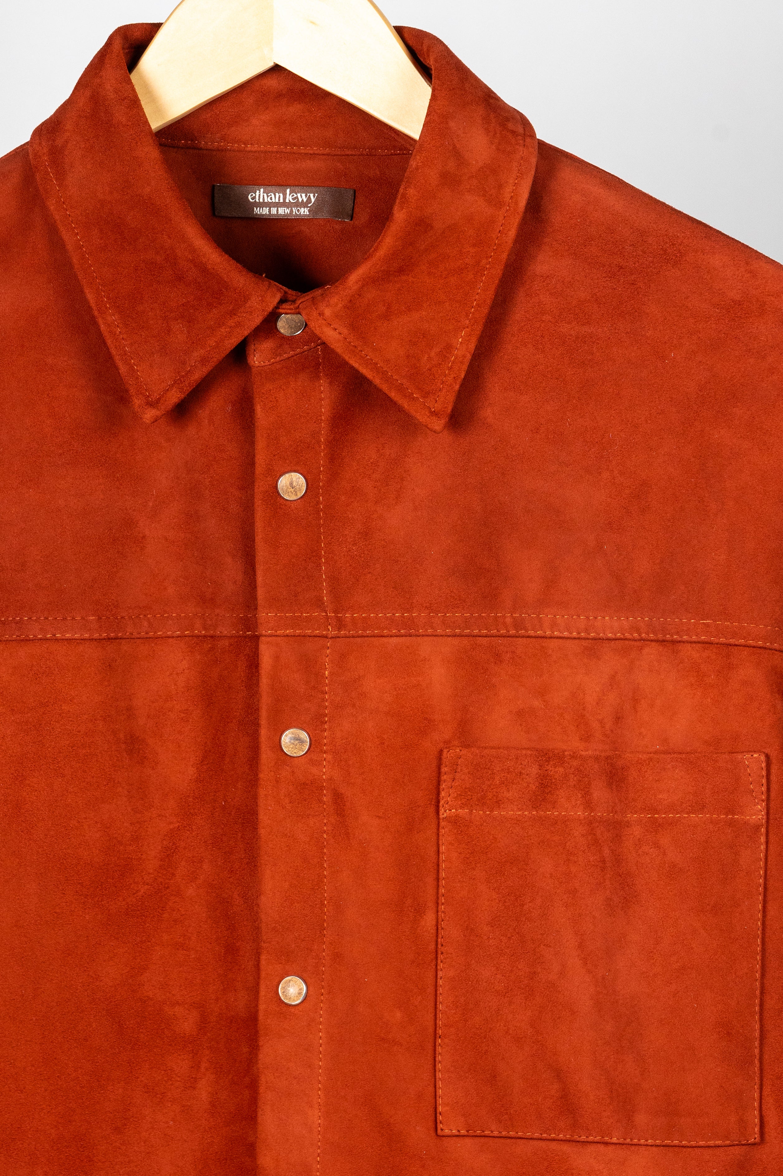 Fire Suede Drop Shoulder Shirt