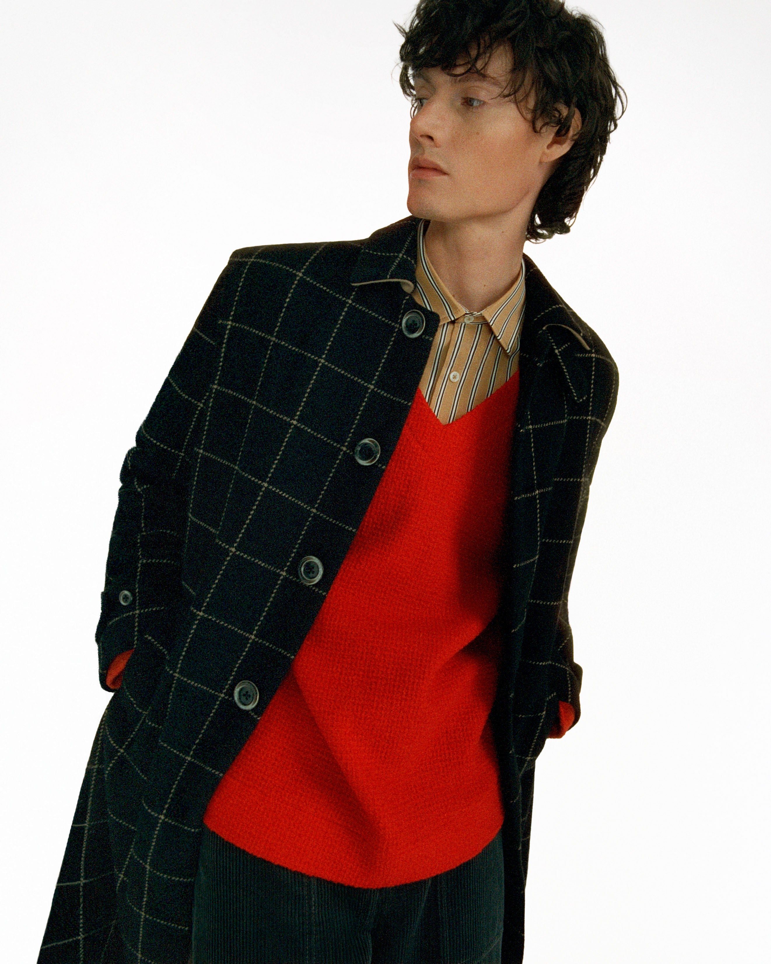Windowpane Loden Coat